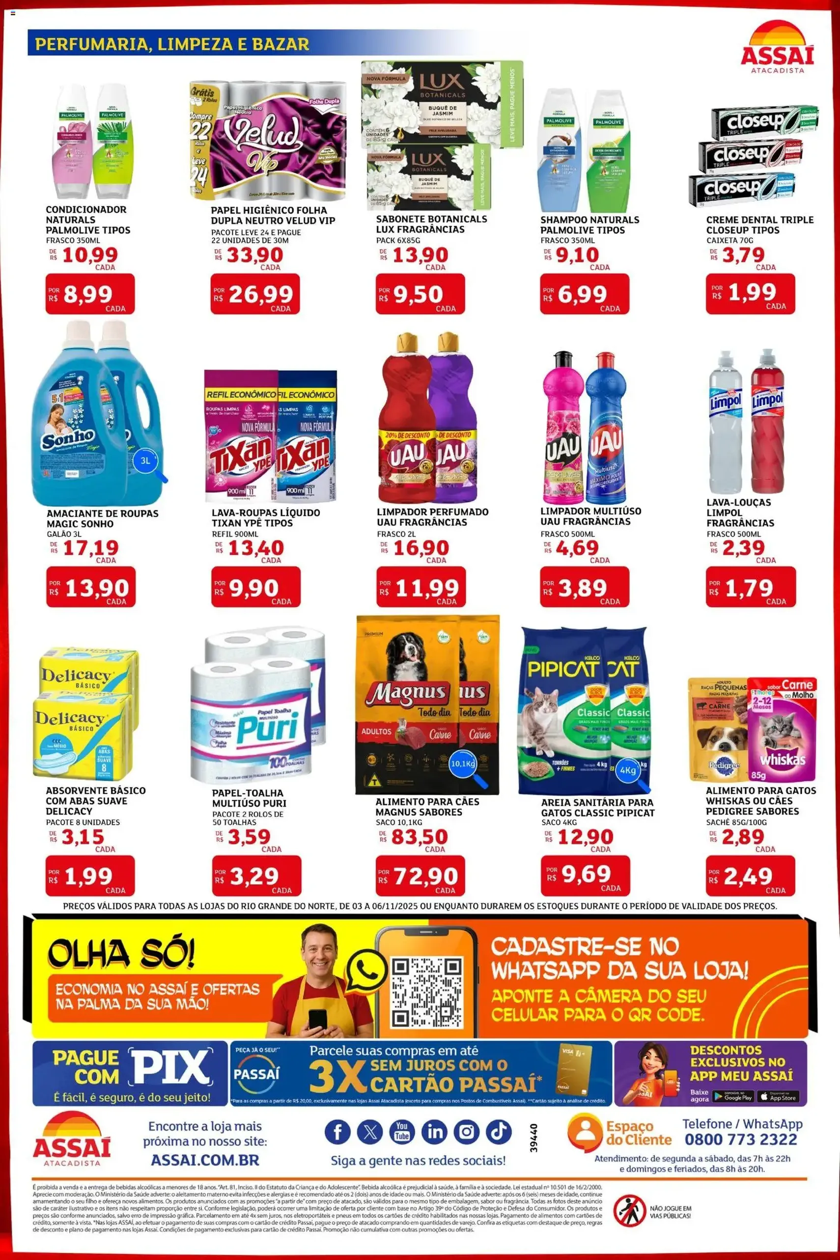 Encarte Assaí Atacadista - folheto válido a partir de 03/11/2025 página 4 de 4
