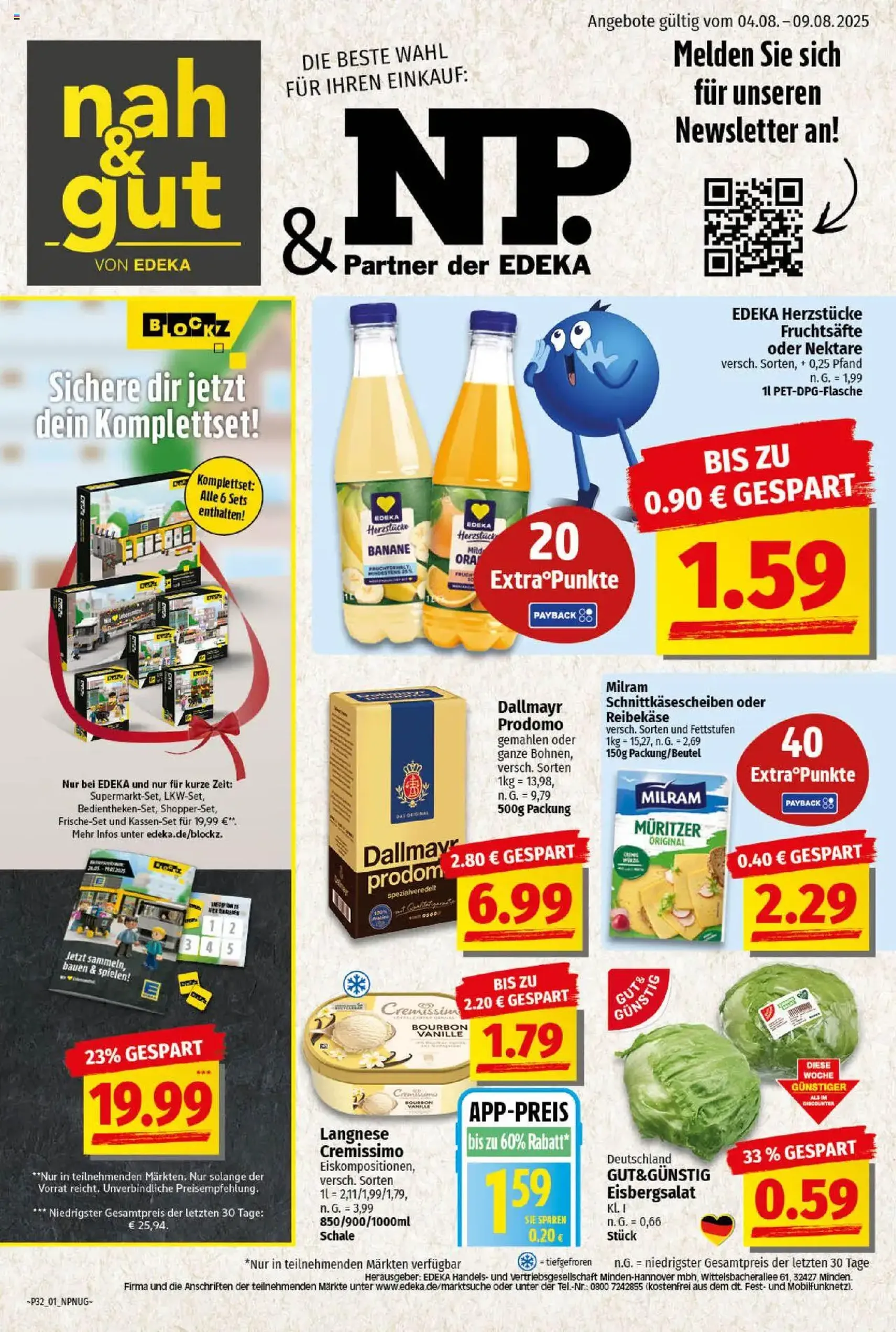 NP Discount Prospekt - Gültiger Prospekt ab 04.08.2025, Seite 1 von insgesamt 12