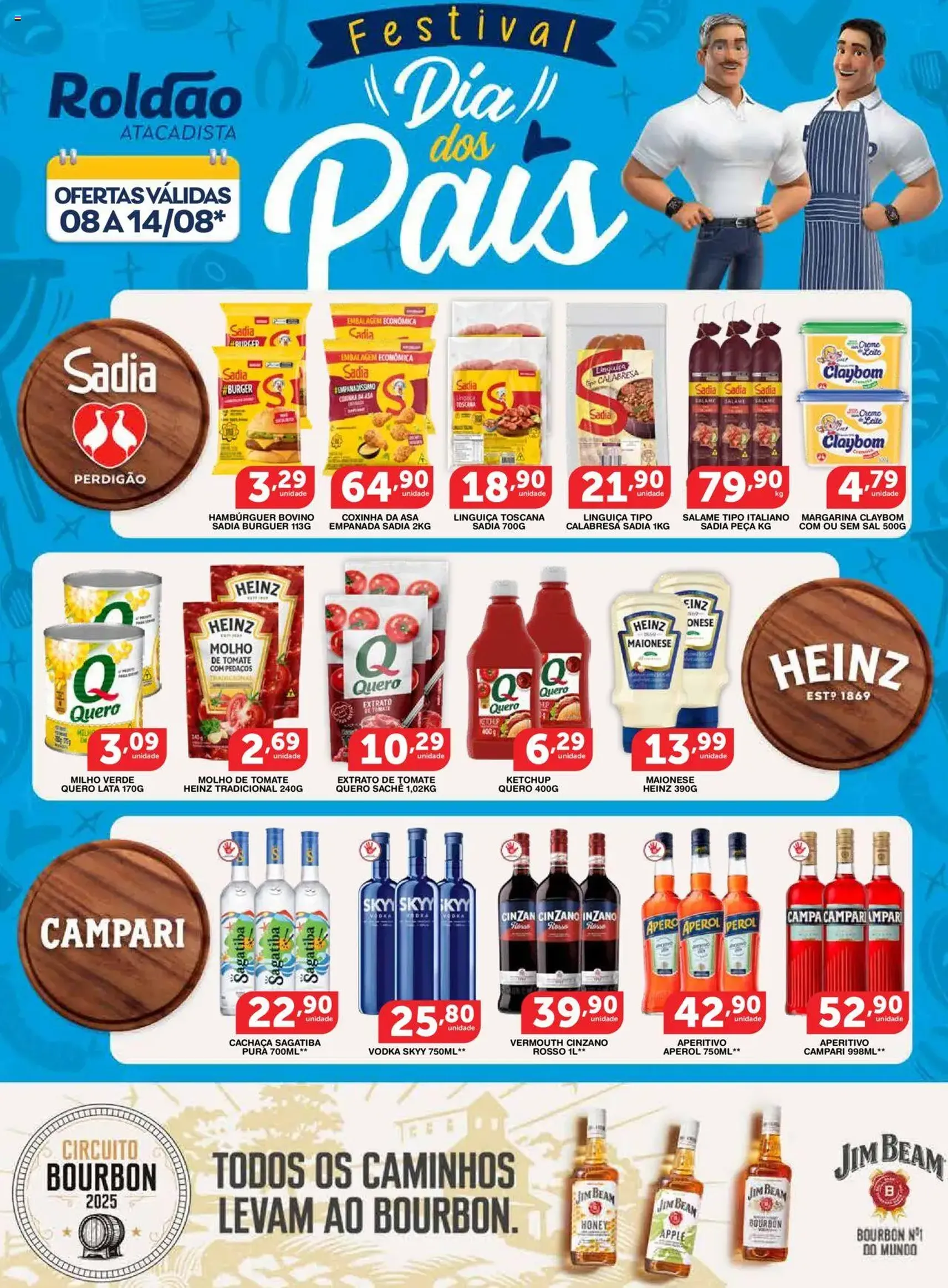 Roldão - Ofertas Festival Dia Dos Pais - folheto válido a partir de 08/08/2025 página 1 de 2