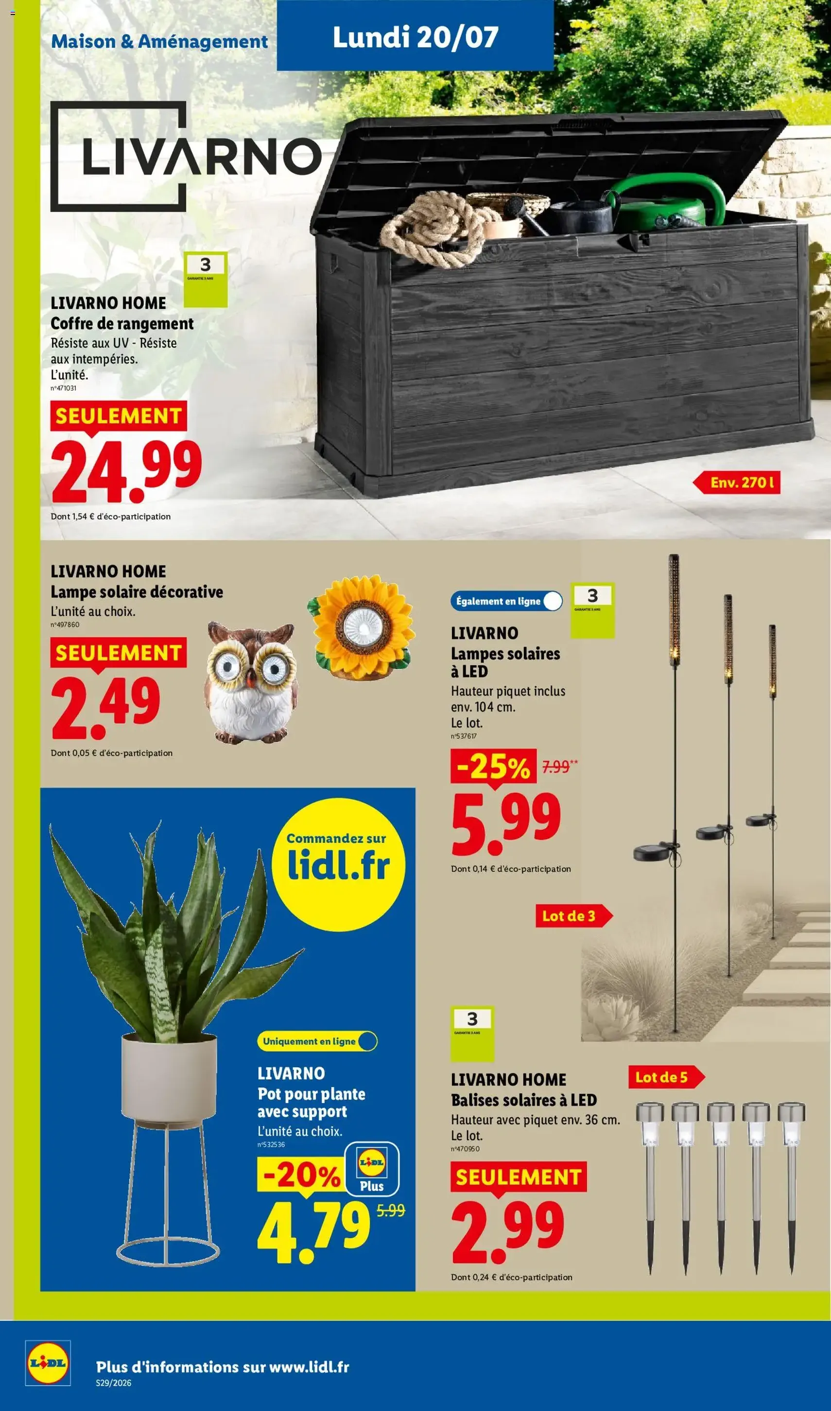 LIDL catalogue - brochure valable à partir du 16/07/2026, page 50 sur 61