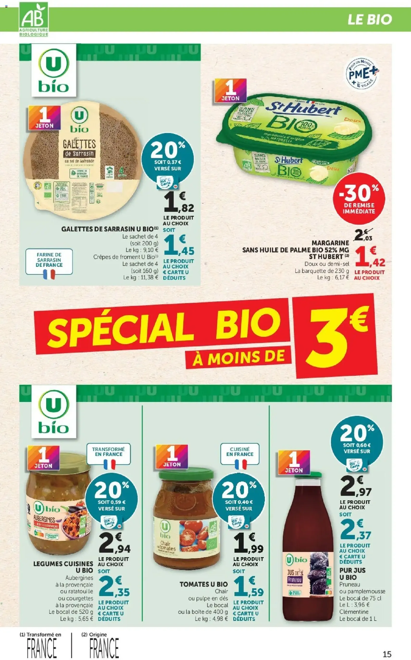 U Express - Anniversaire gagnant des Magasins U - brochure valable à partir du 15/09/2026, page 15 sur 24