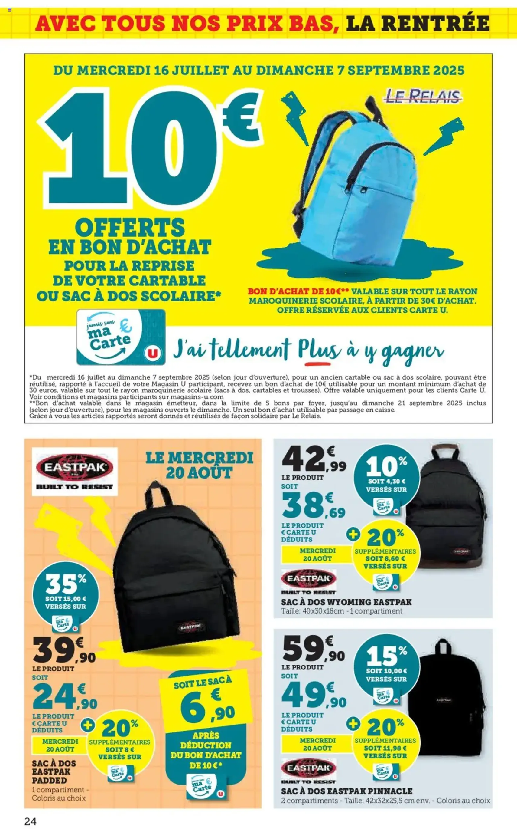 Hyper U catalogue - brochure valable à partir du 12/08/2025, page 24 sur 96 Hyper U catalogue - brochure valable à partir du 12/08/2025, page 24 sur 96