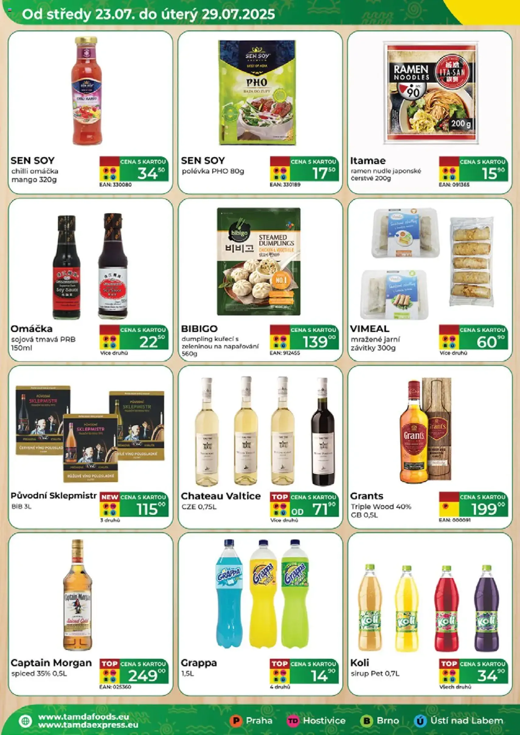 Tamda Foods leták - platný leták od 23.07.2025 strana 4 z 52 Tamda Foods leták - platný leták od 23.07.2025 strana 4 z 52