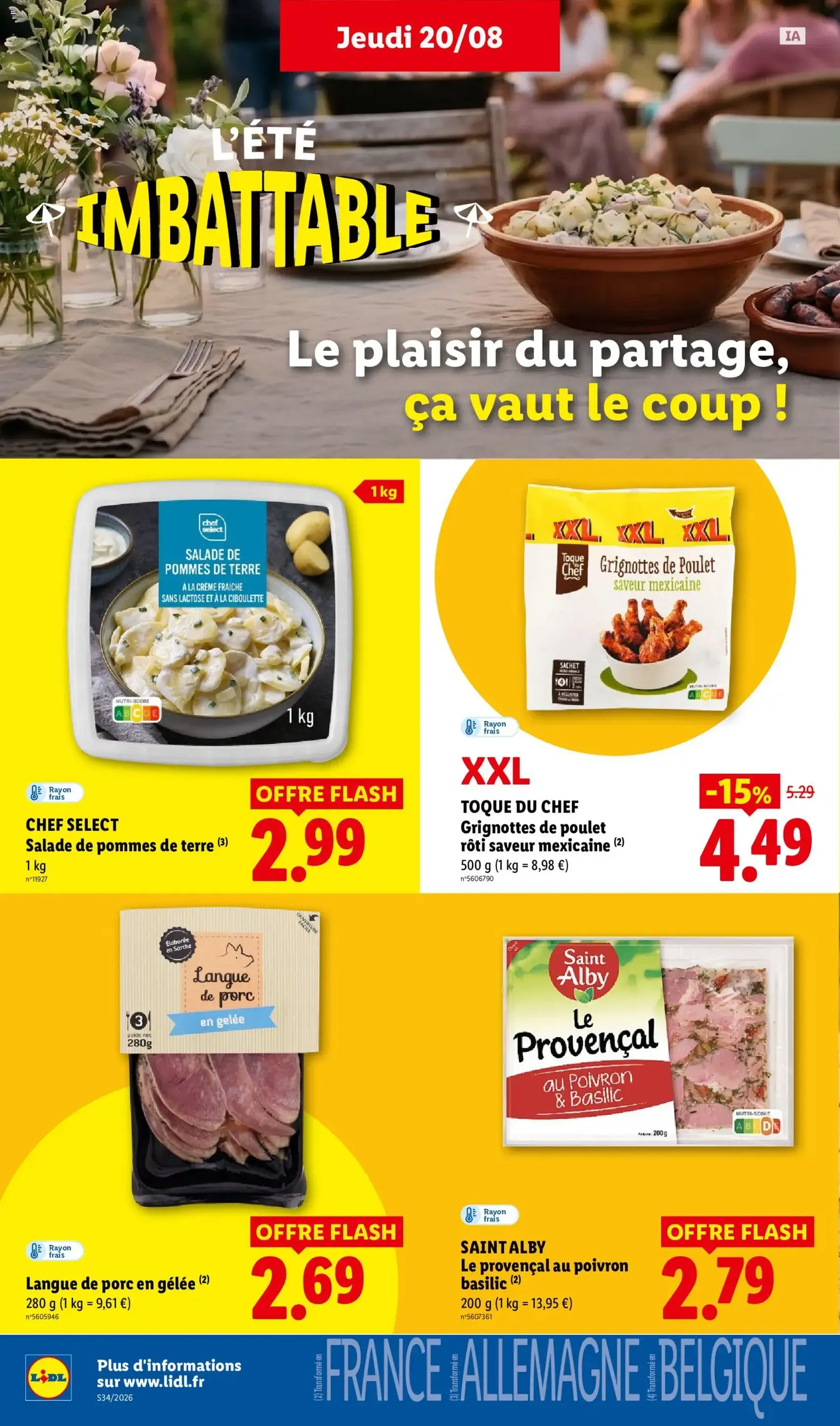 LIDL catalogue - brochure valable à partir du 20/08/2026, page 22 sur 54
