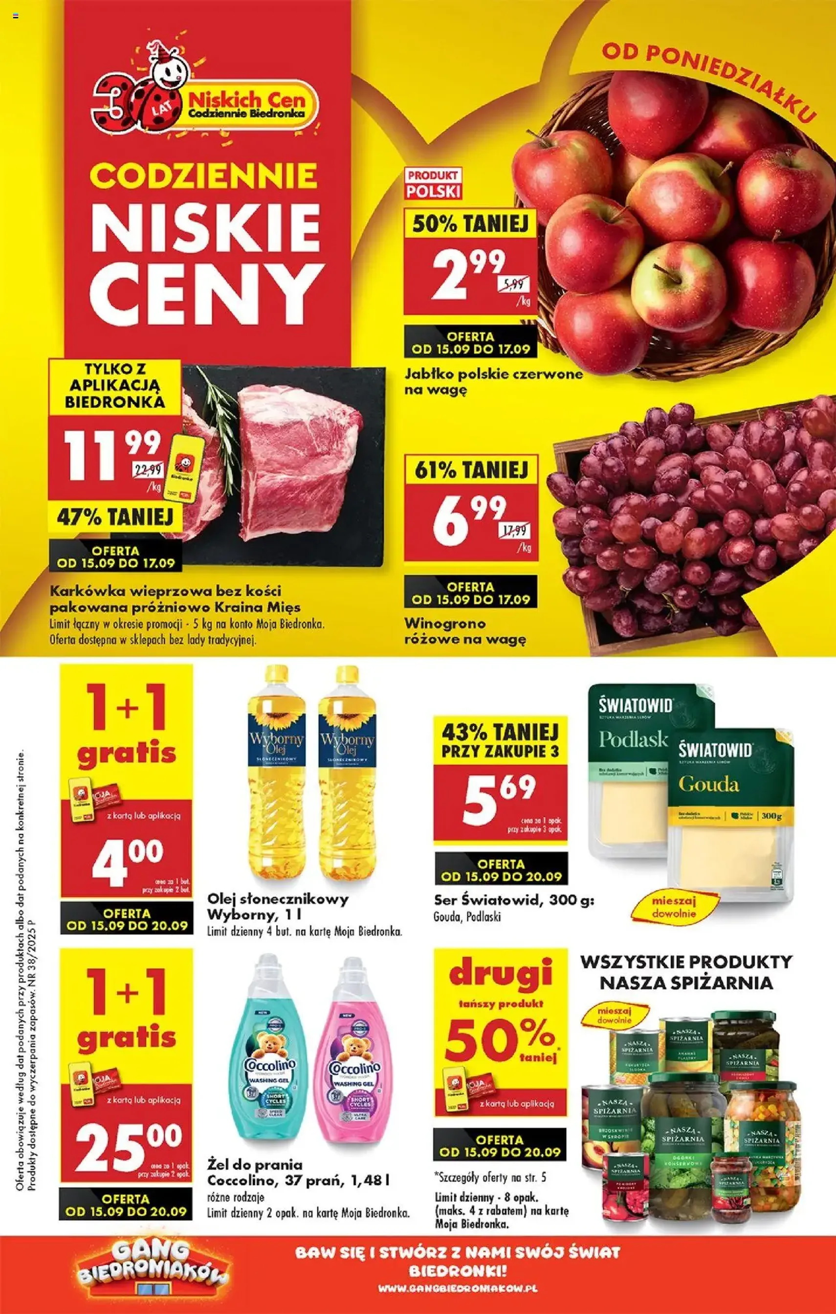 Biedronka gazetka - ważny gazetka od 15.09.2025 strona 1 z 81 Biedronka gazetka - ważny gazetka od 15.09.2025 strona 1 z 81