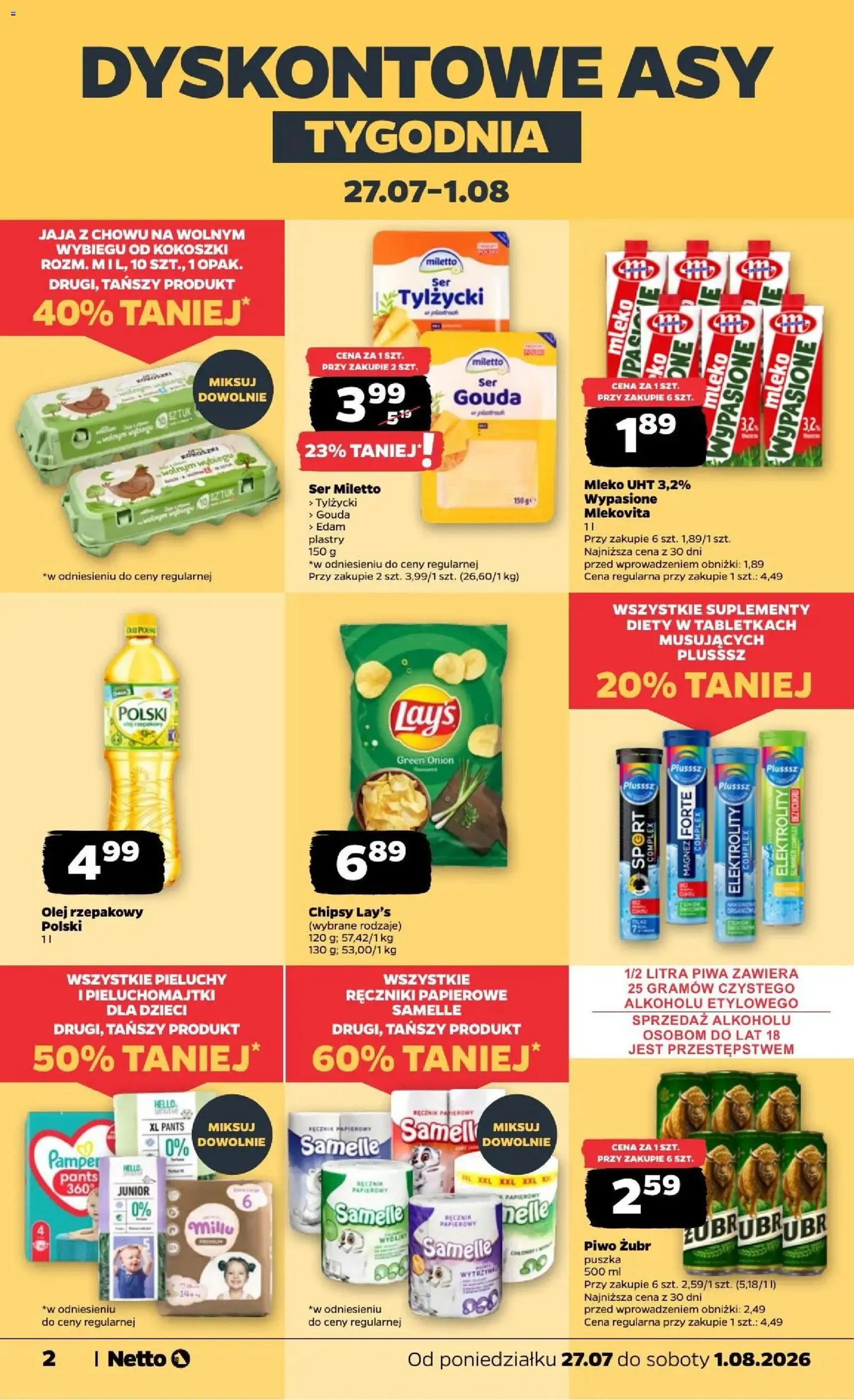 Netto gazetka od poniedziałku - ważny gazetka od 27.07.2026 strona 2 z 33