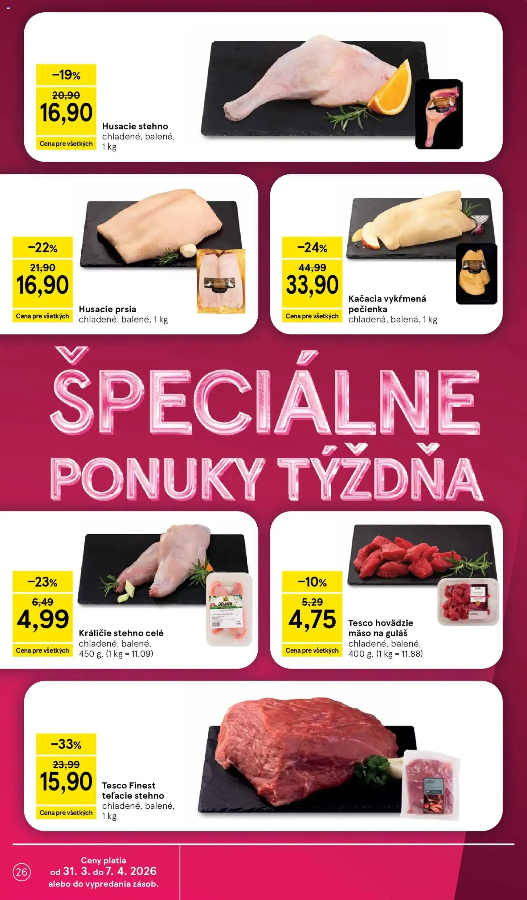 Tesco Hypermarket - leták - platný leták od 31.03.2026 strana 26 z 45