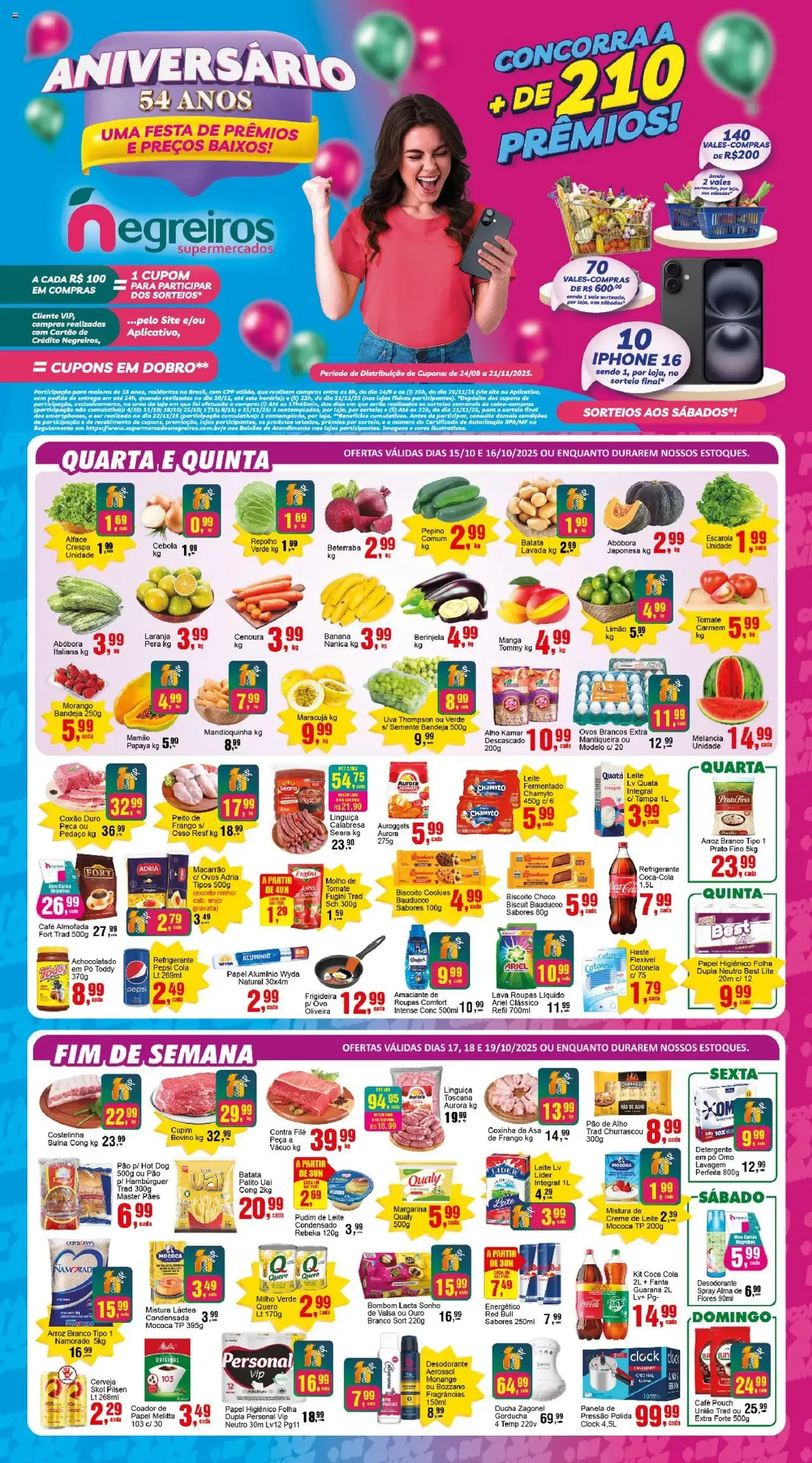 Negreiros - Ofertas da semana - folheto válido a partir de 15/10/2025 página 1 de 2