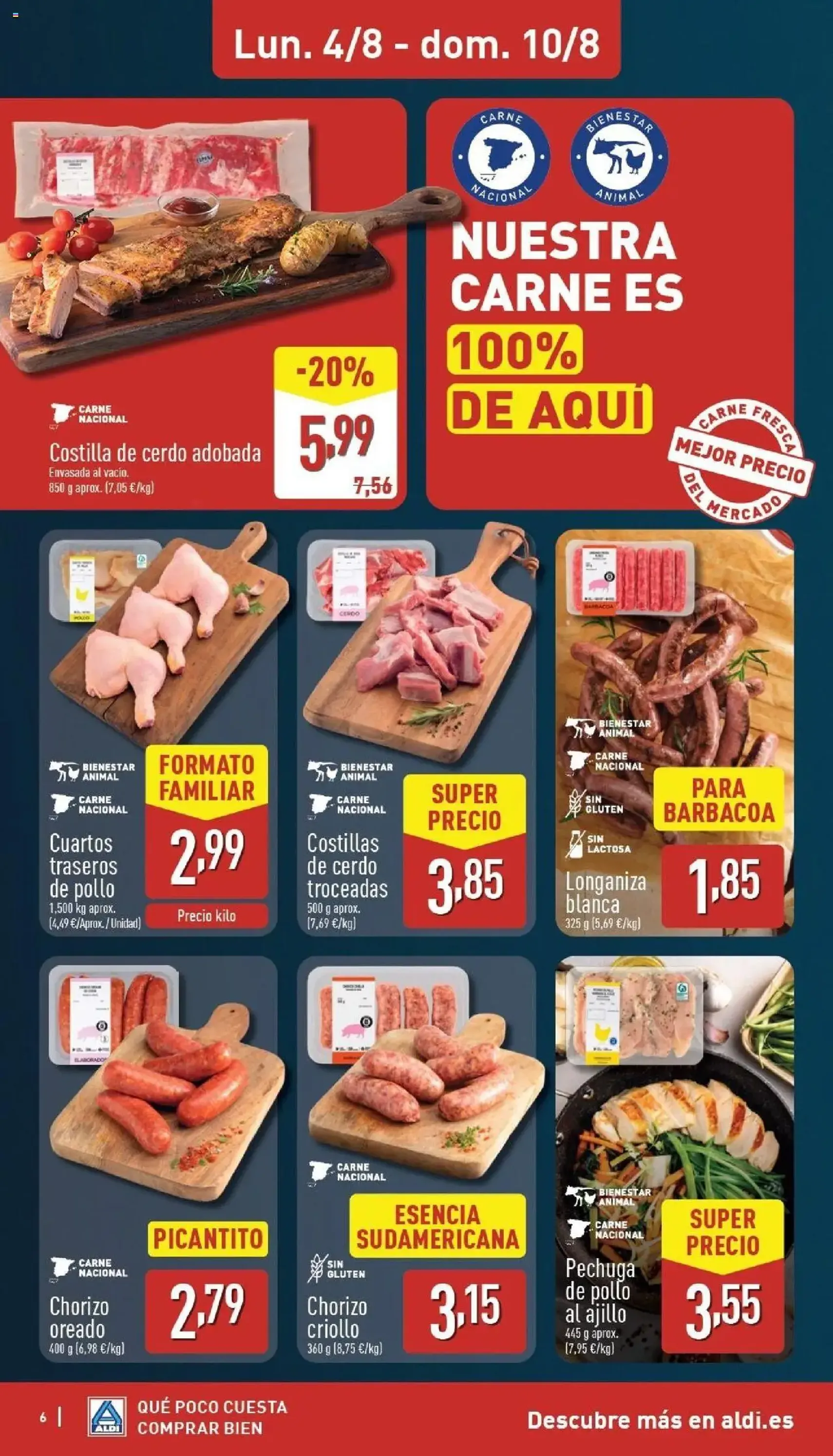 Aldi folleto Península - folleto válido desde 04/08/2025 página 6 de 26 Aldi folleto Península - folleto válido desde 04/08/2025 página 6 de 26