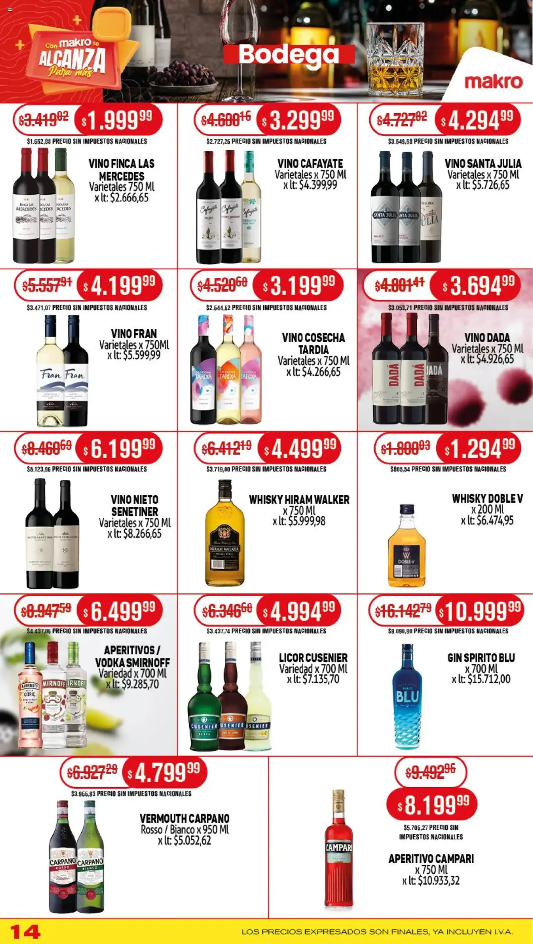 Makro ofertas - folleto válido desde 14/08/2025 página 14 de 20