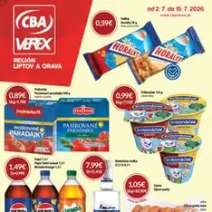 CBA Verex leták - náhľad letáku platný od 02.07.2026