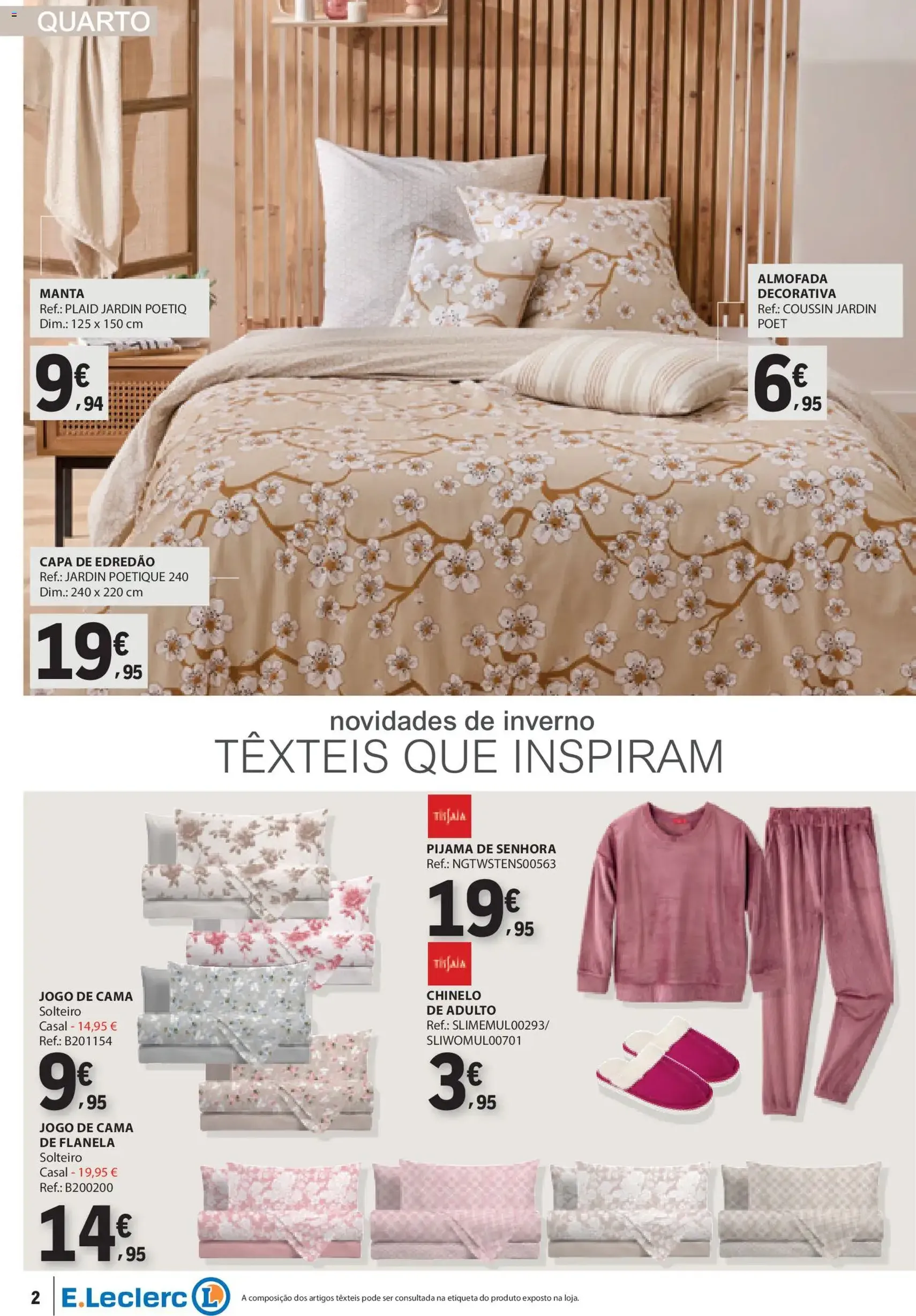 E.Leclerc Têxtil Lar e Limpeza - folheto válido a partir de 30/12/2025 página 2 de 24