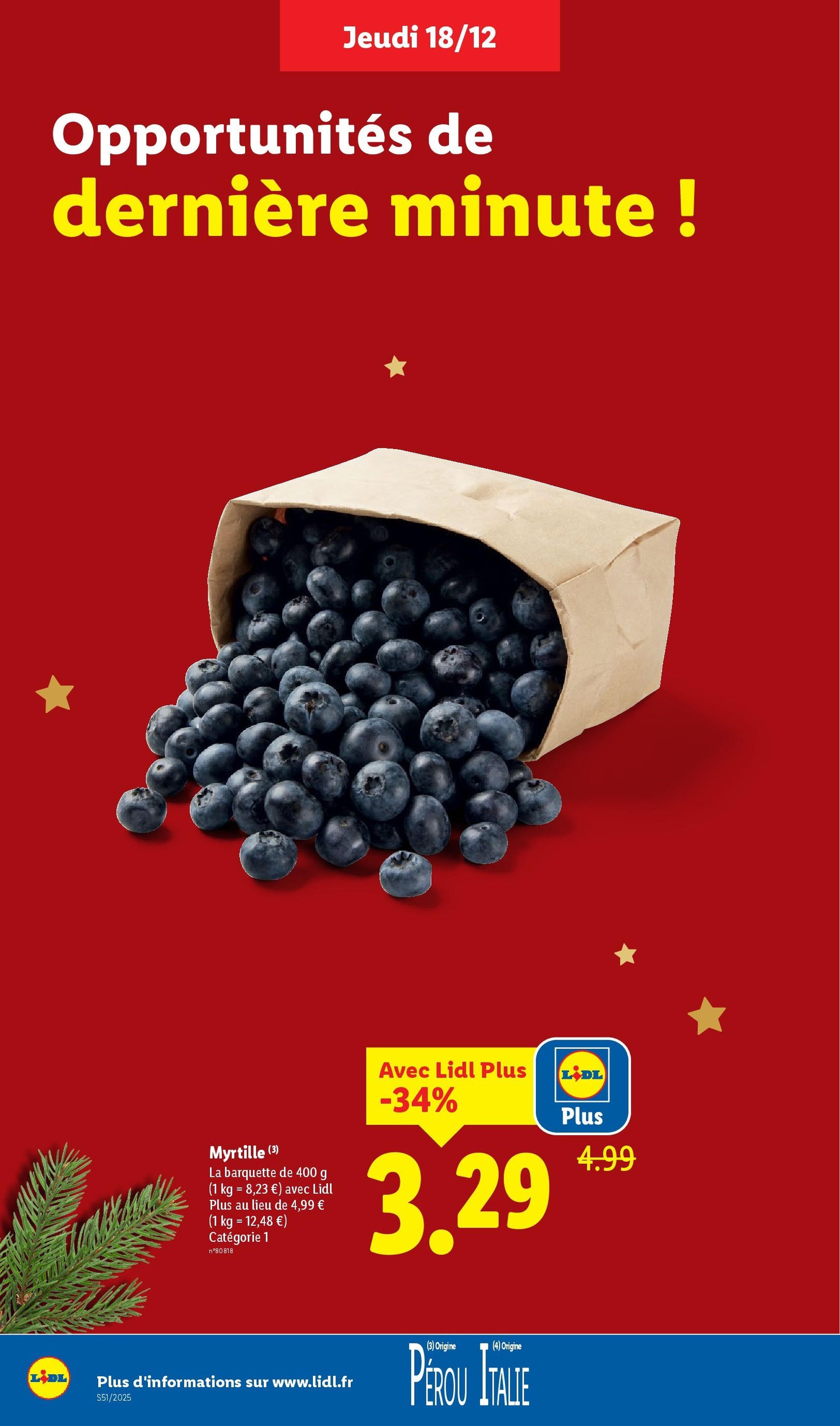 LIDL catalogue semaine 51 - brochure valable à partir du 18/12/2025, page 4 sur 87