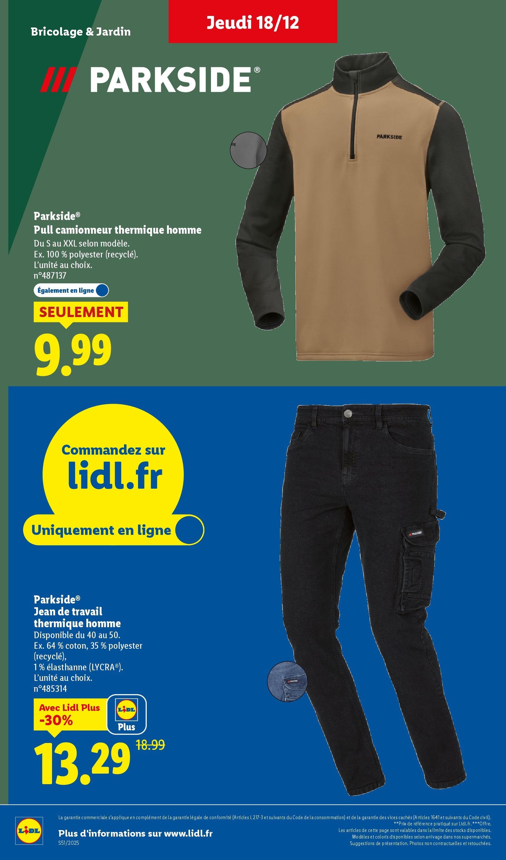 LIDL catalogue semaine 51 - brochure valable à partir du 18/12/2025, page 40 sur 87