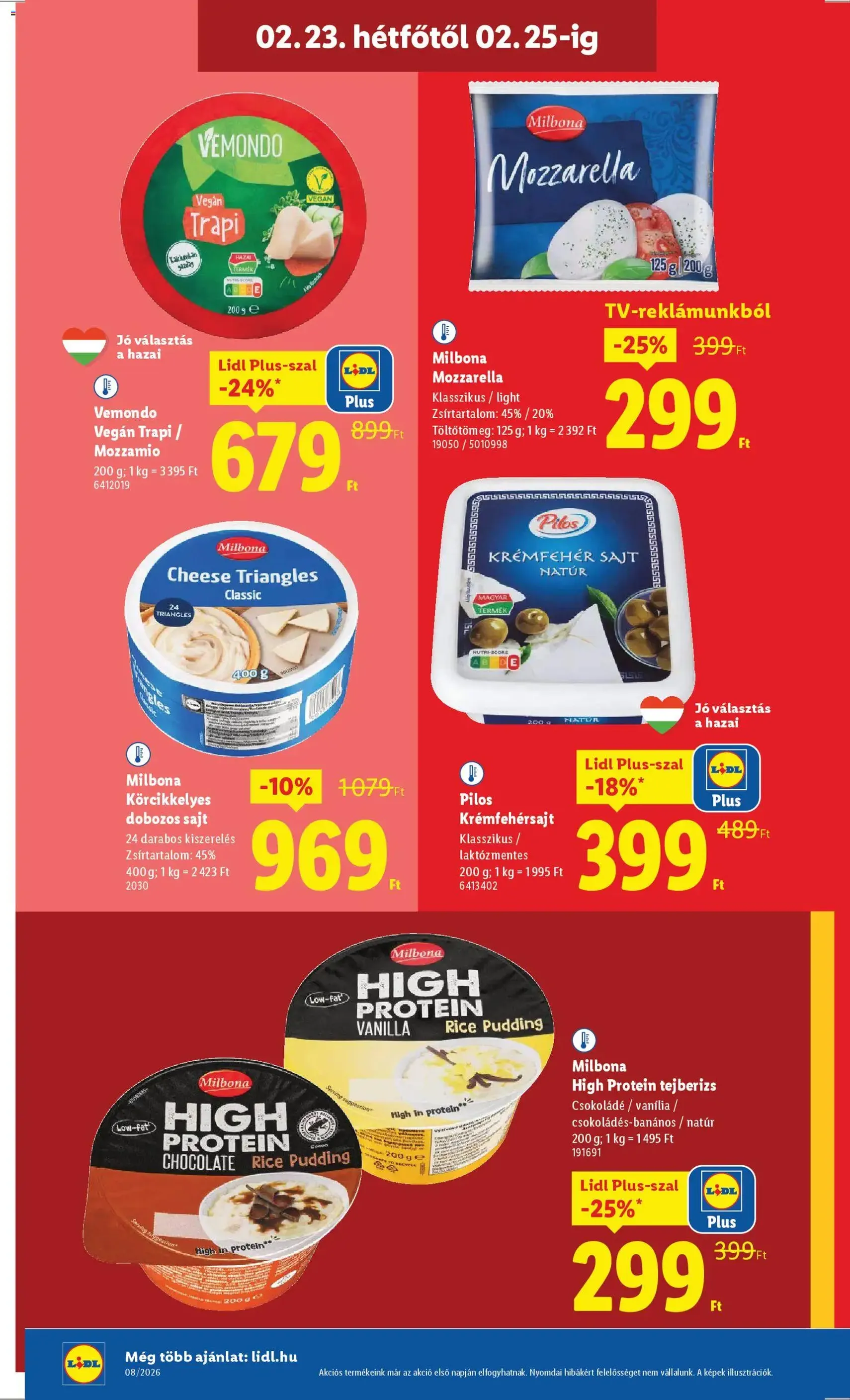 Lidl Akciós újság - 2026.02.19. érvényes szórólap 50 oldal 58 oldalból