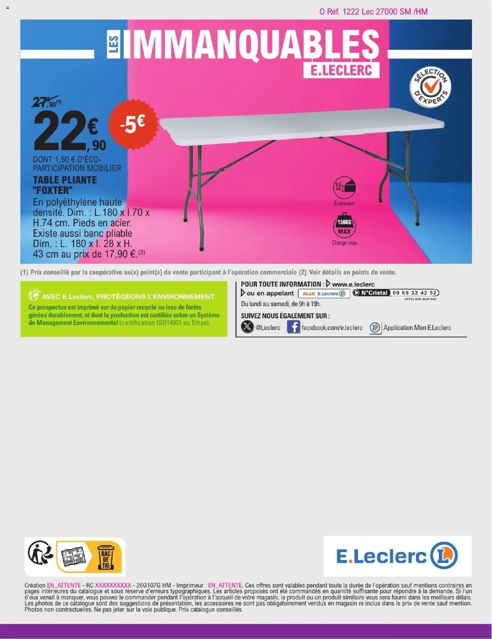 E.Leclerc catalogue de la semaine 13 - brochure valable à partir du 24/03/2026, page 63 sur 63