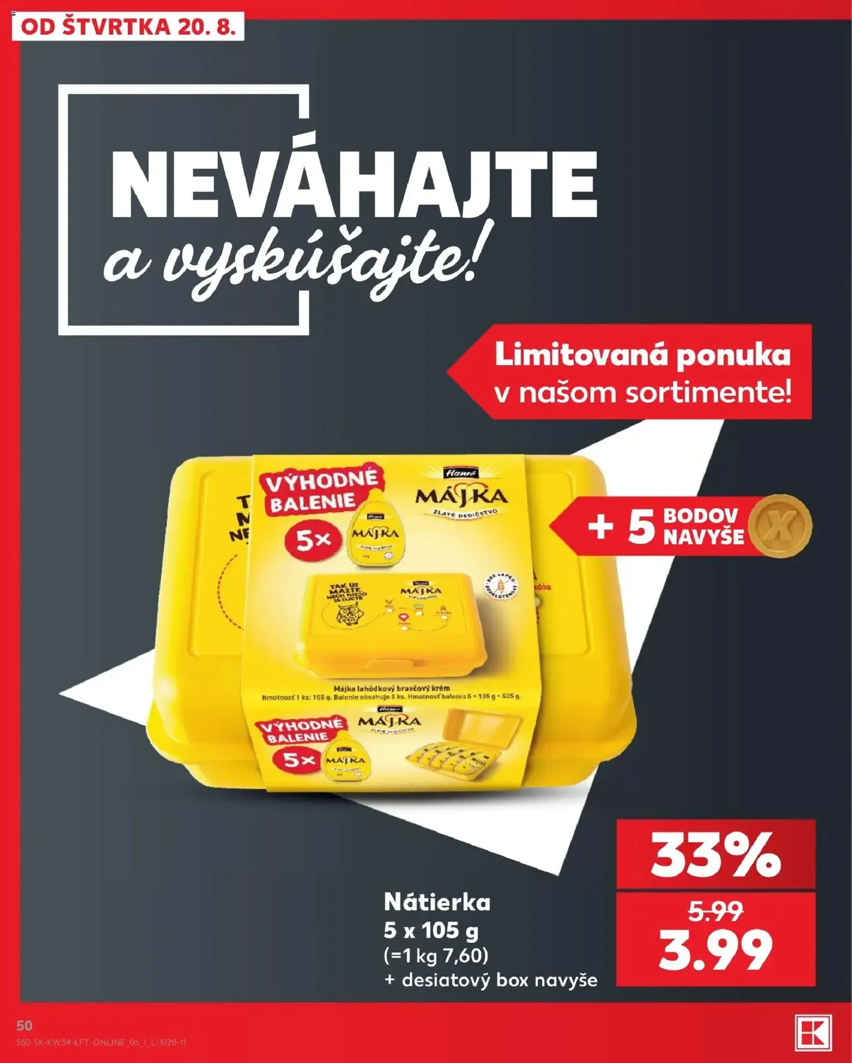 Kaufland leták - platný leták od 20.08.2026 strana 50 z 76