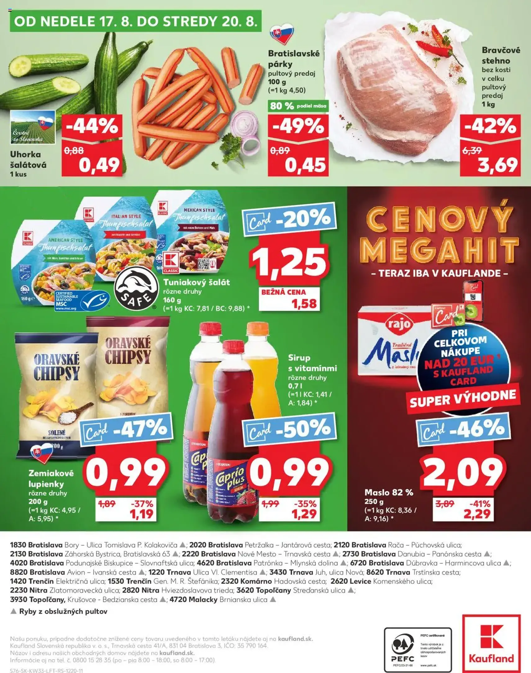 Kaufland Bratislava-Dúbravka - platný leták od 14.08.2025 strana 76 z 76