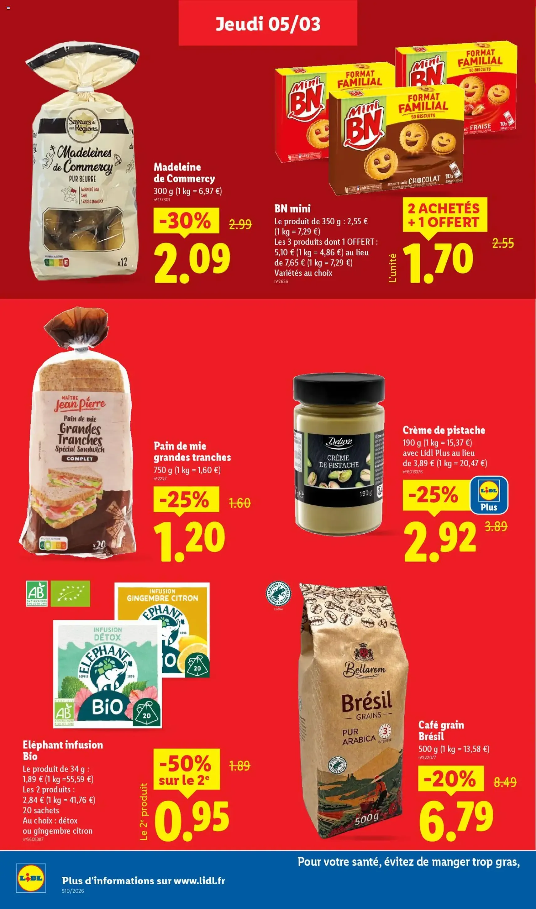 LIDL catalogue semaine 10 - brochure valable à partir du 05/03/2026, page 14 sur 79