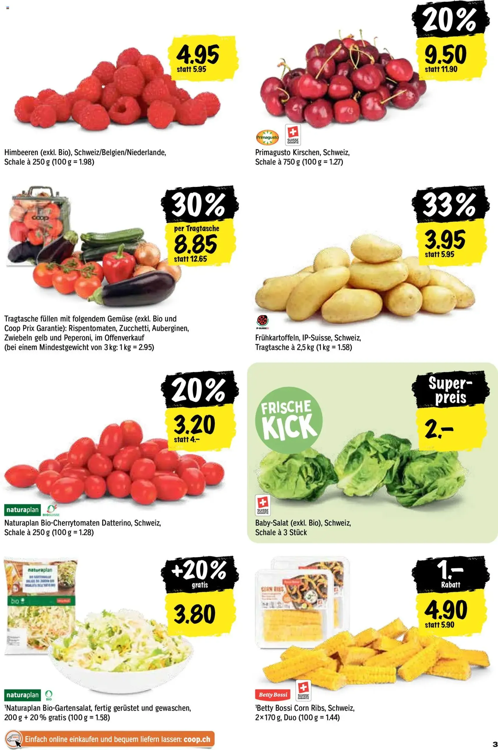 Coop aktionen - Gültiger Prospekt ab 02.07.2026, Seite 3 von insgesamt 24