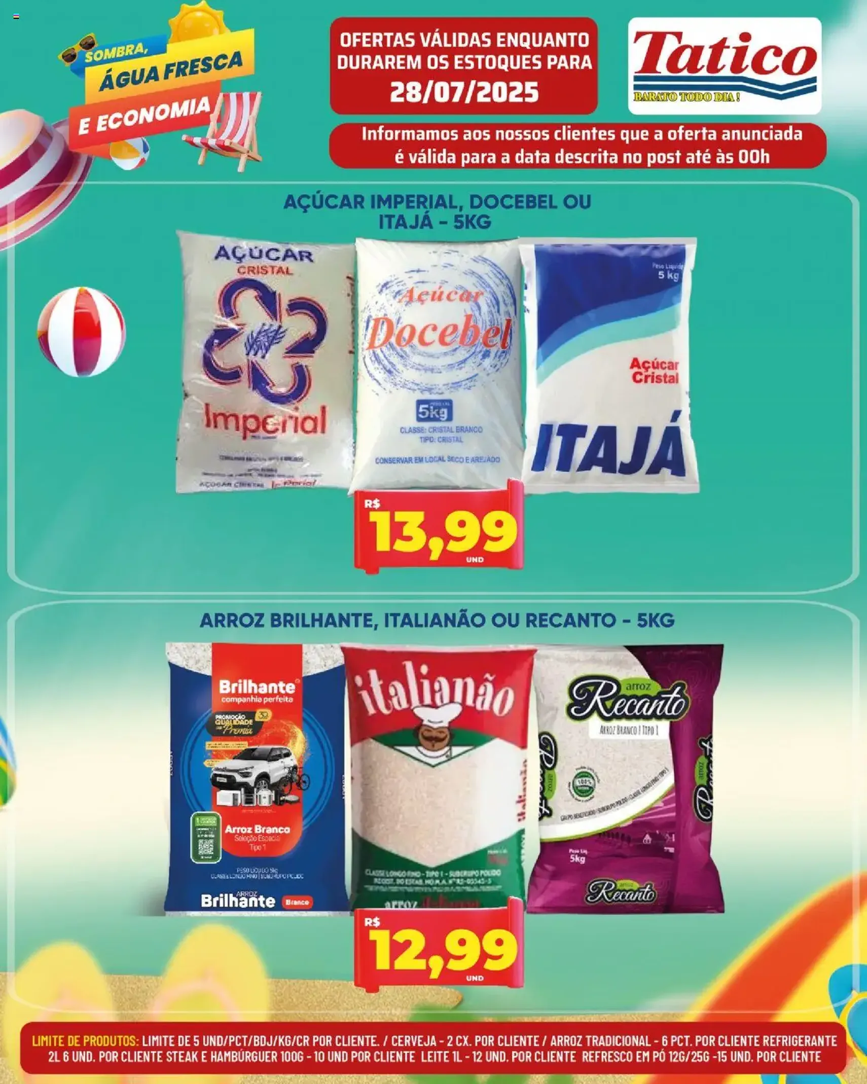 Tatico - Ofertas do Dia - folheto válido a partir de 28/07/2025 página 1 de 50 Tatico - Ofertas do Dia - folheto válido a partir de 28/07/2025 página 1 de 50