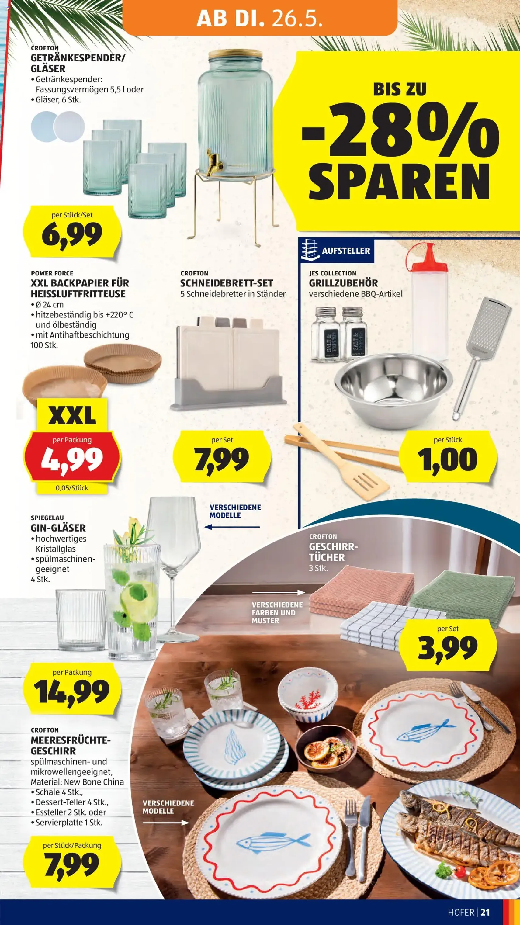 Hofer Flugblatt - Gültiger Prospekt ab 22.05.2026, Seite 27 von insgesamt 46