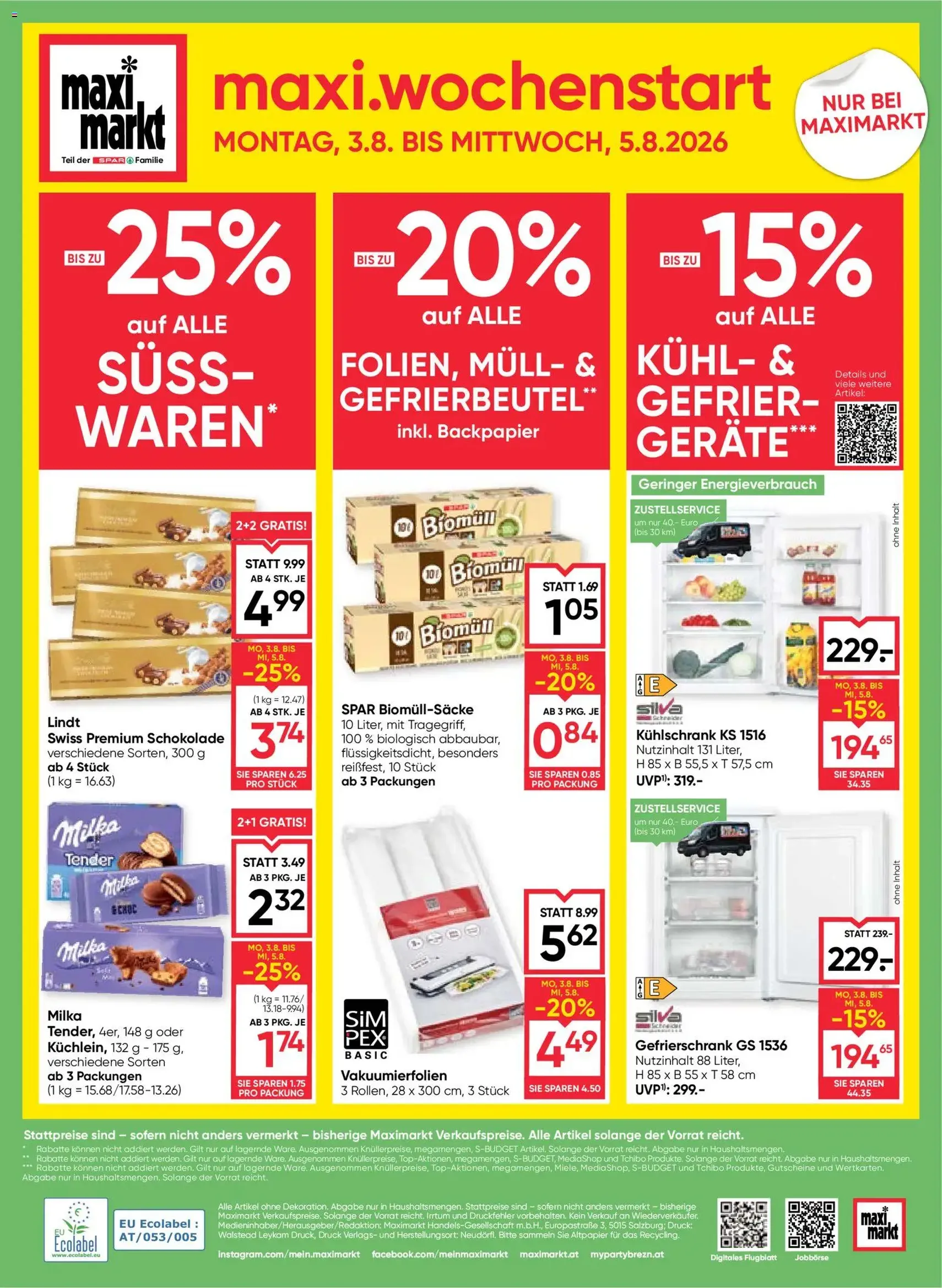 Maximarkt Flugblatt - Gültiger Prospekt ab 30.07.2026, Seite 24 von insgesamt 24