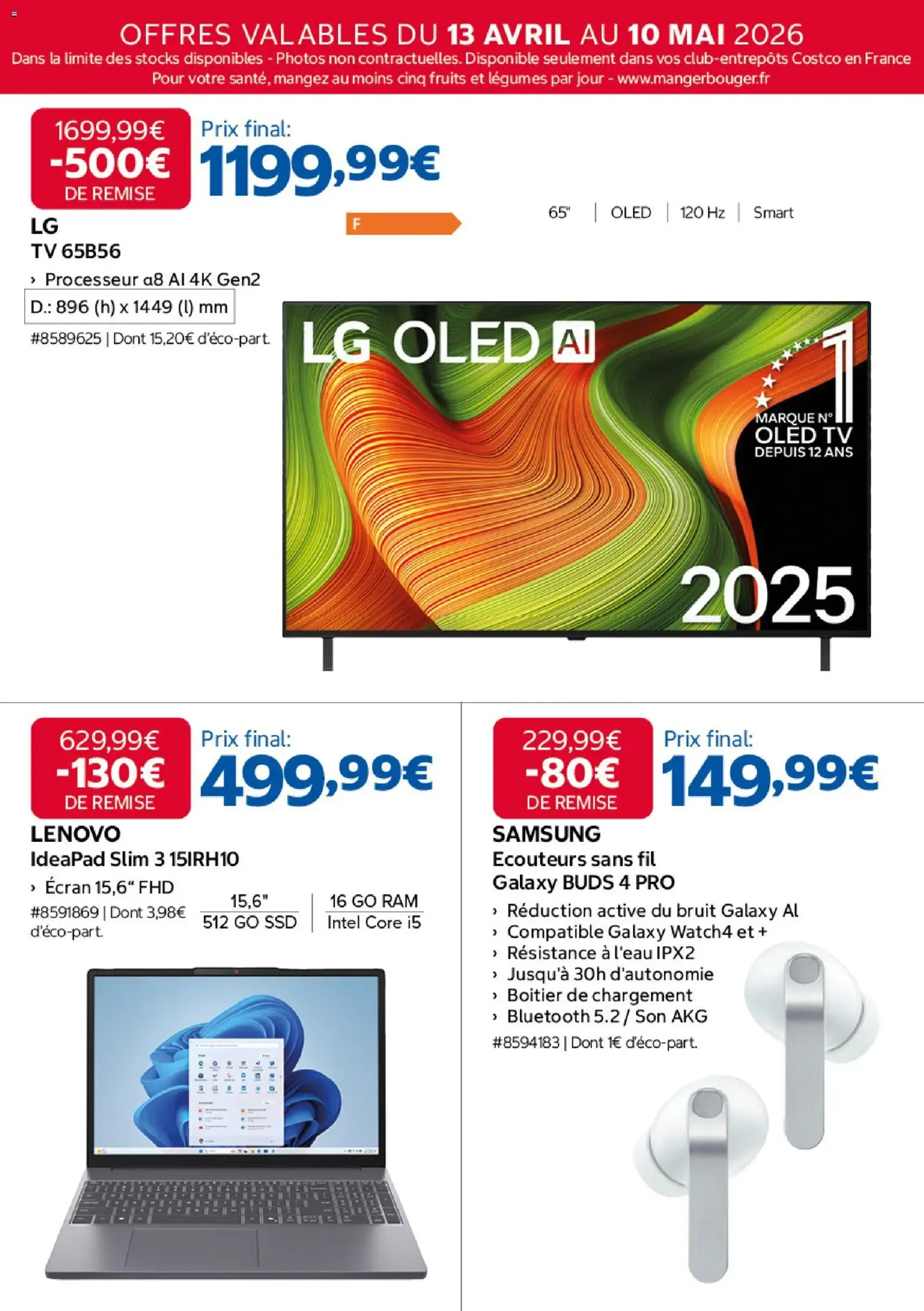 Costco catalogue - brochure valable à partir du 13/04/2026, page 14 sur 20