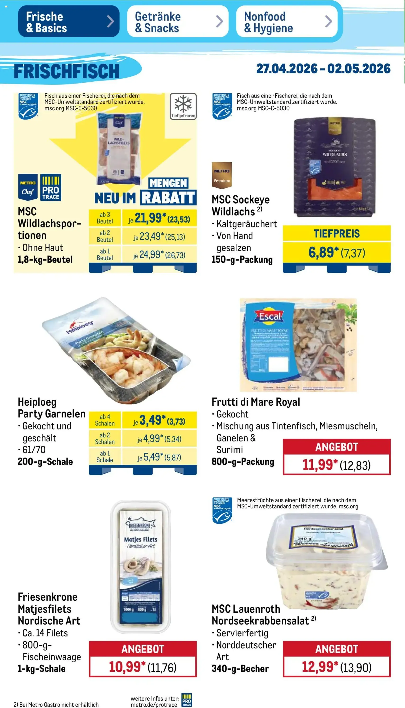 Metro Prospekt - Gültiger Prospekt ab 27.04.2026, Seite 8 von insgesamt 52