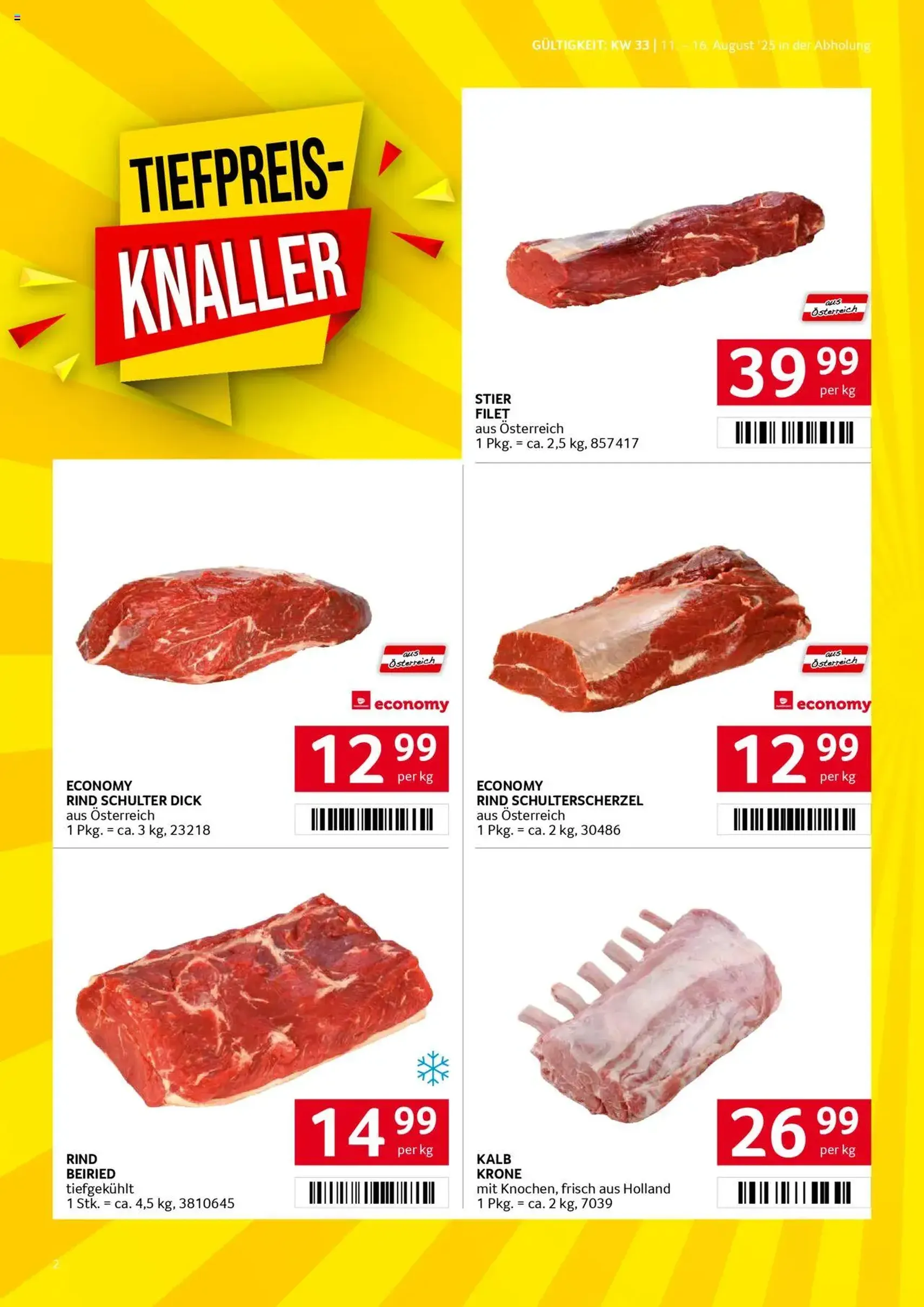 Transgourmet Flugblatt - Gültiger Prospekt ab 10.08.2025, Seite 2 von insgesamt 32 Transgourmet Flugblatt - Gültiger Prospekt ab 10.08.2025, Seite 2 von insgesamt 32