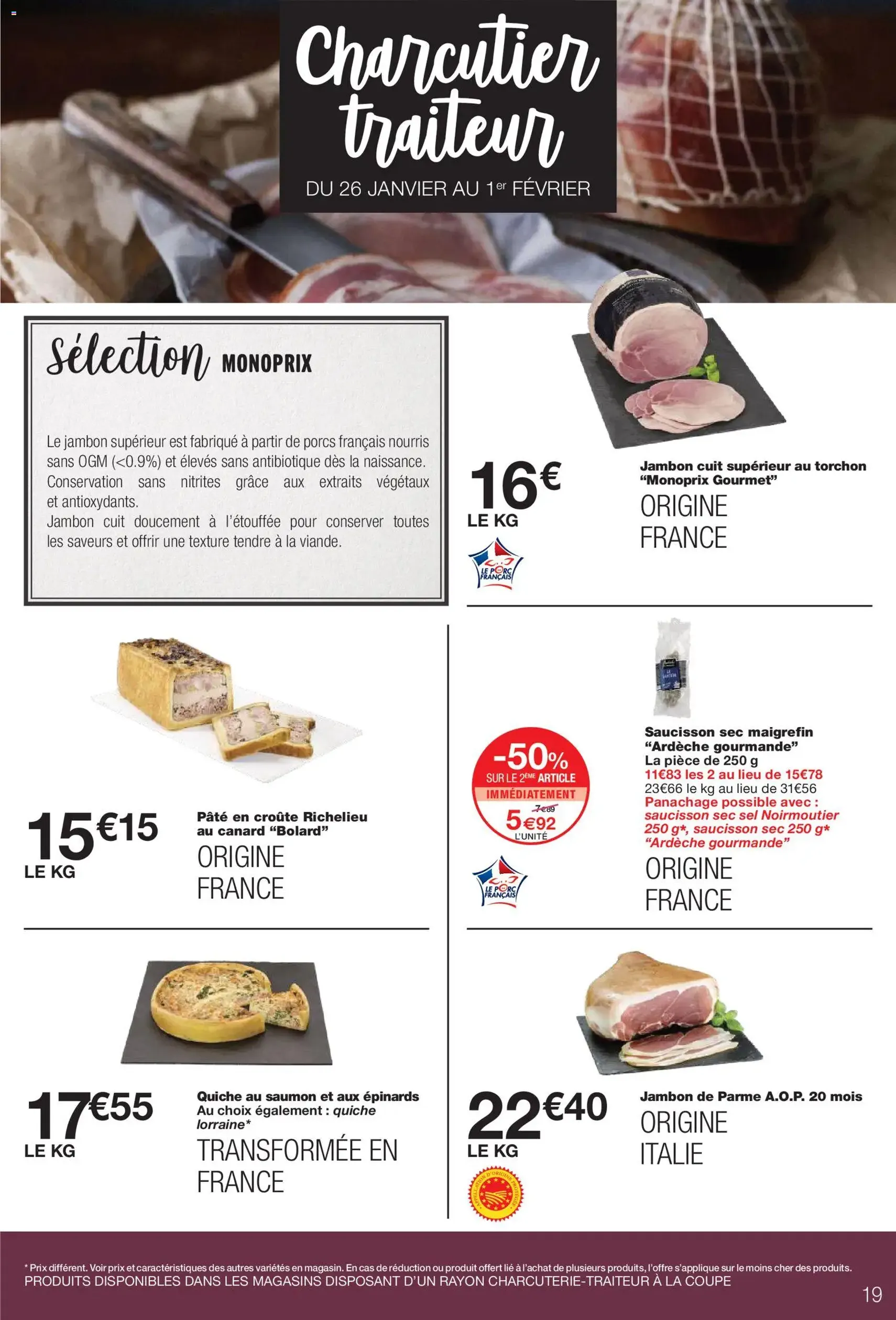 Monoprix catalogue - brochure valable à partir du 20/01/2026, page 19 sur 52