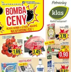 Klas leták - náhľad letáku platný od 18.08.2025