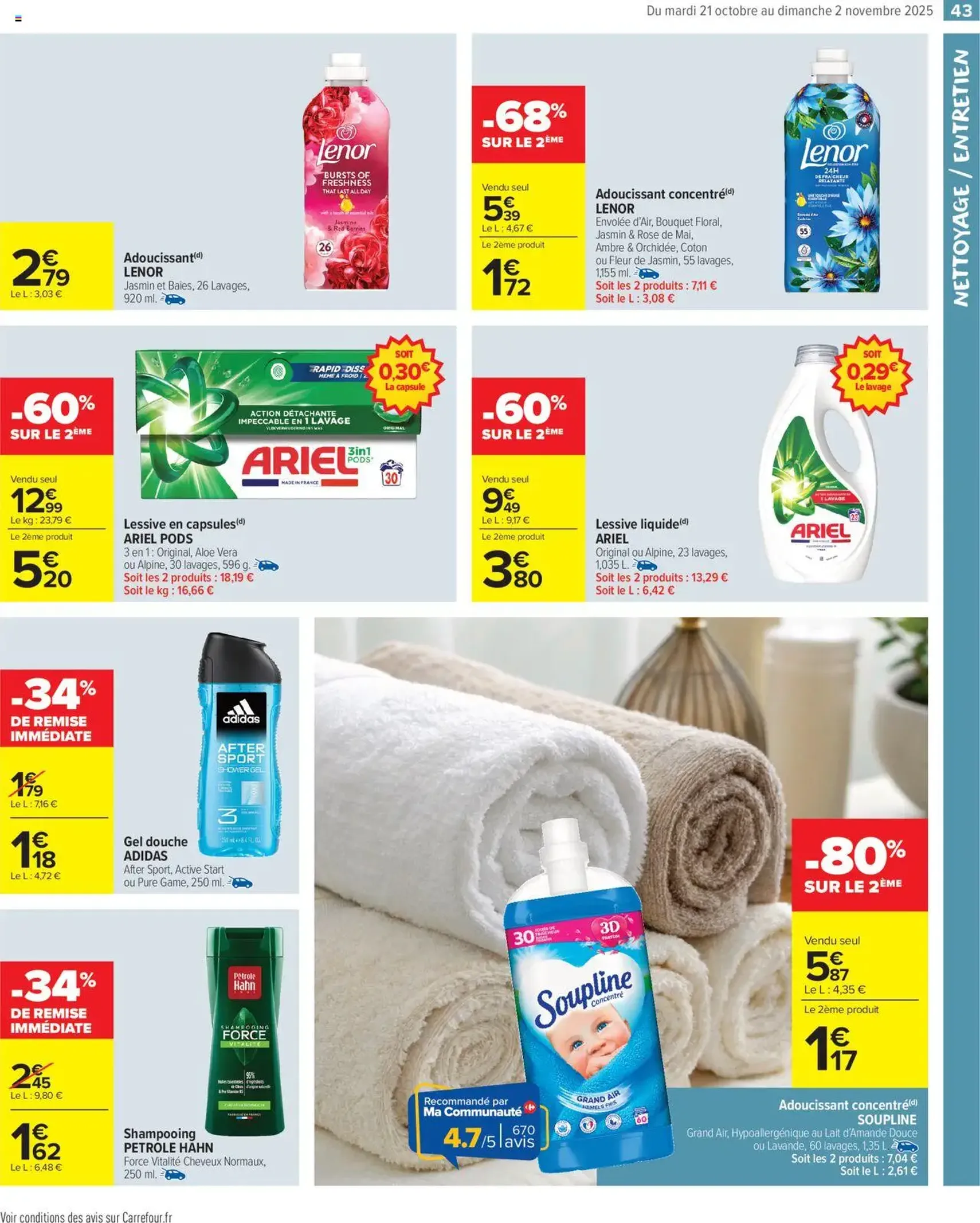 Carrefour Market catalogue semaine 43 - brochure valable à partir du 21/10/2025, page 45 sur 54 Carrefour Market catalogue semaine 43 - brochure valable à partir du 21/10/2025, page 45 sur 54
