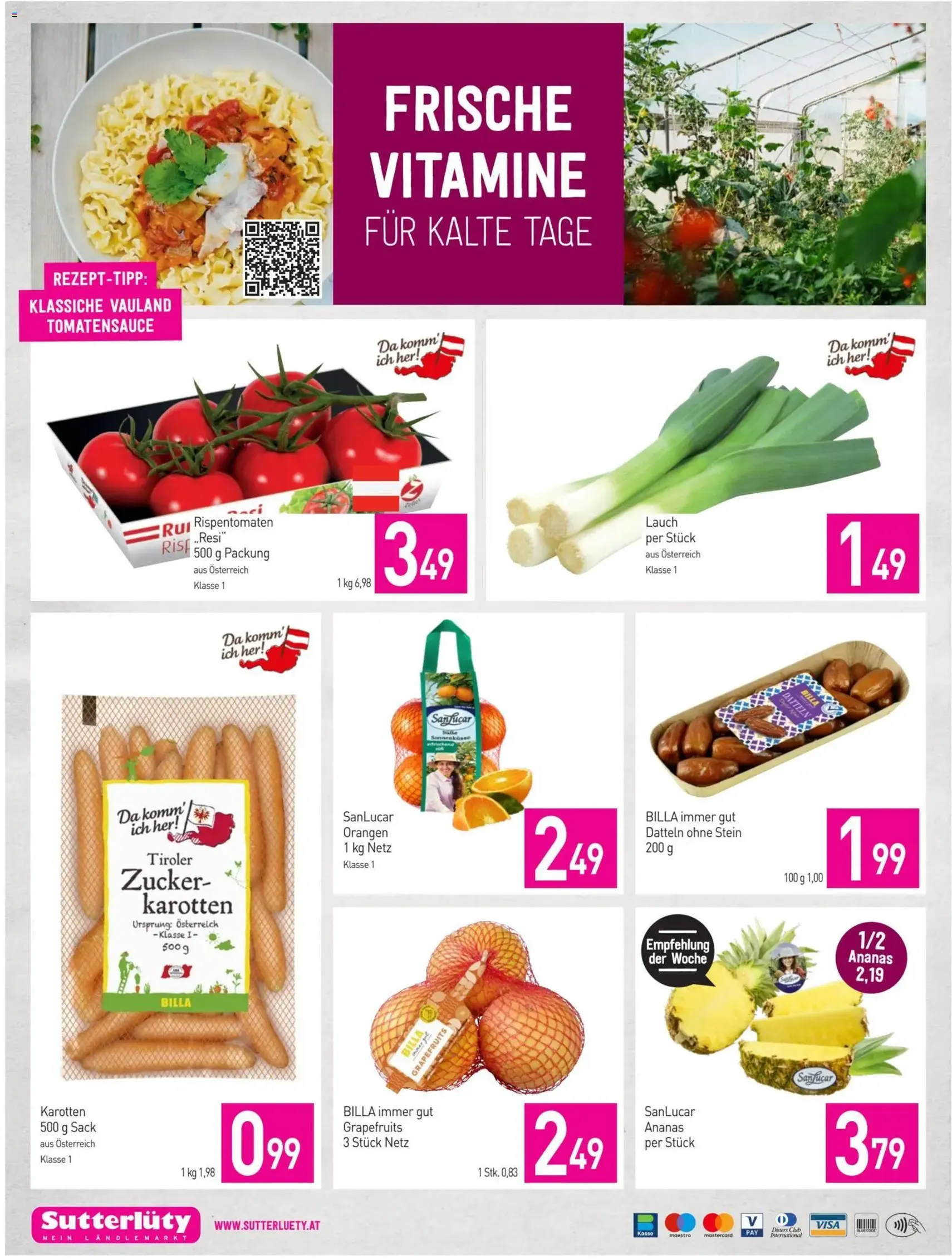 Sutterlüty Flugblatt - Gültiger Prospekt ab 04.12.2025, Seite 24 von insgesamt 24