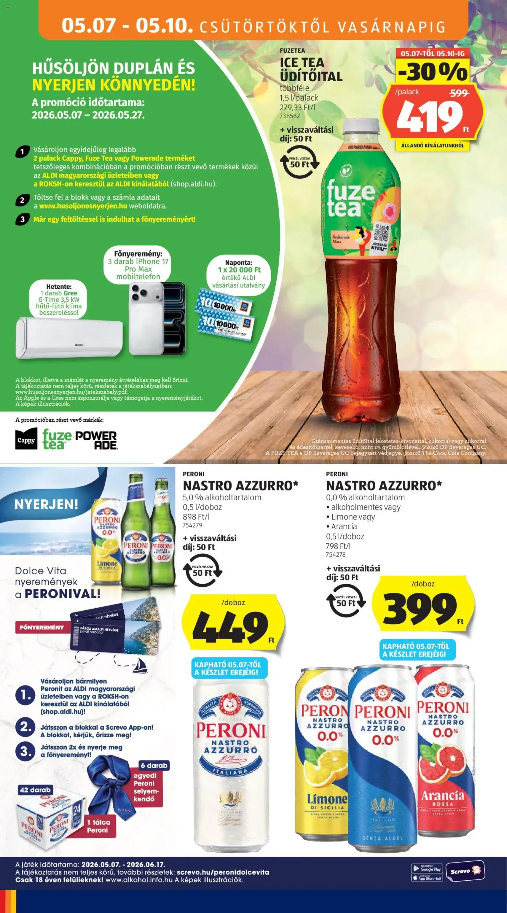 Aldi akciós újság - 2026.05.07. érvényes szórólap 16 oldal 37 oldalból