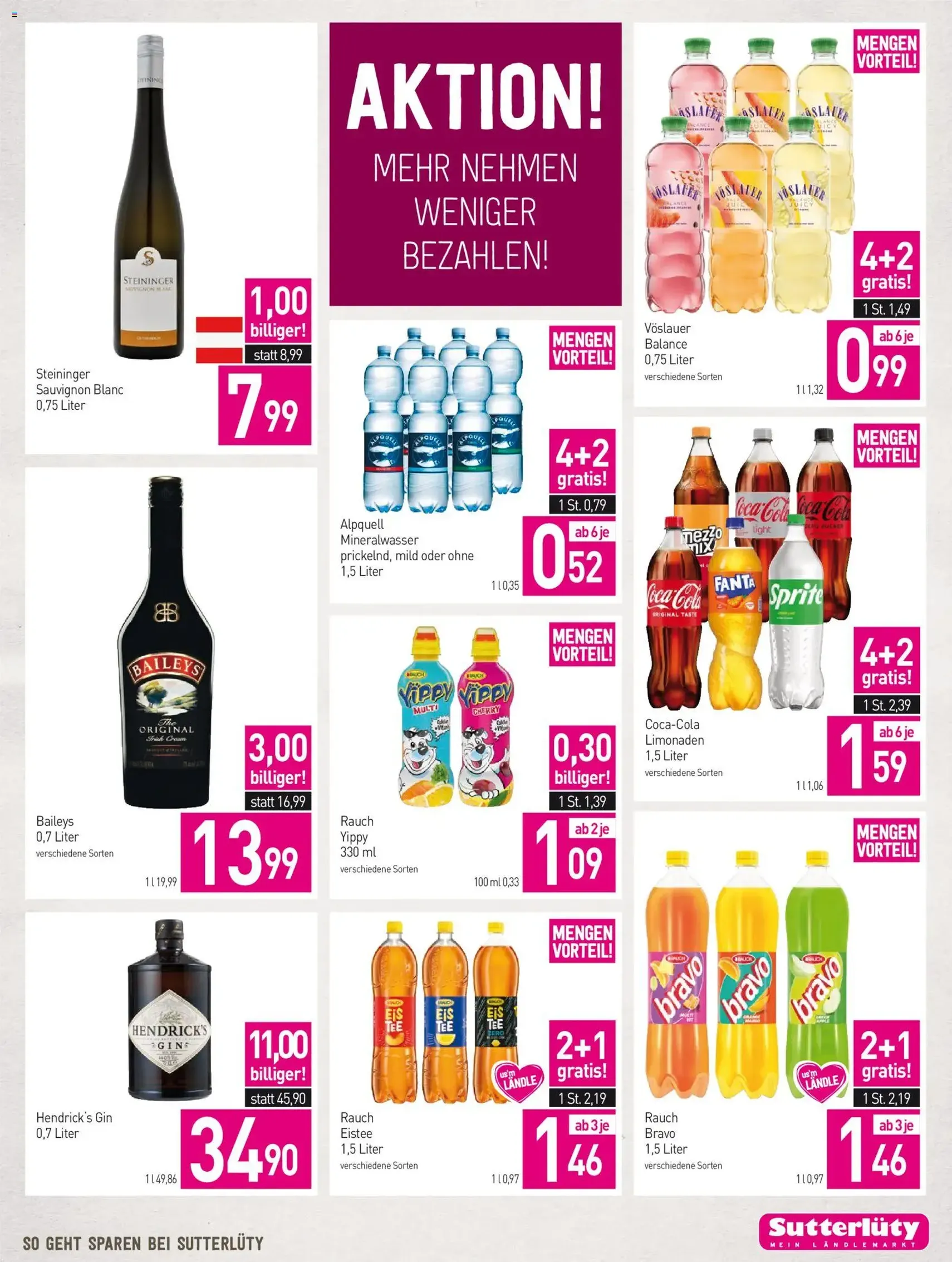 Sutterlüty Flugblatt - Gültiger Prospekt ab 29.01.2026, Seite 15 von insgesamt 20