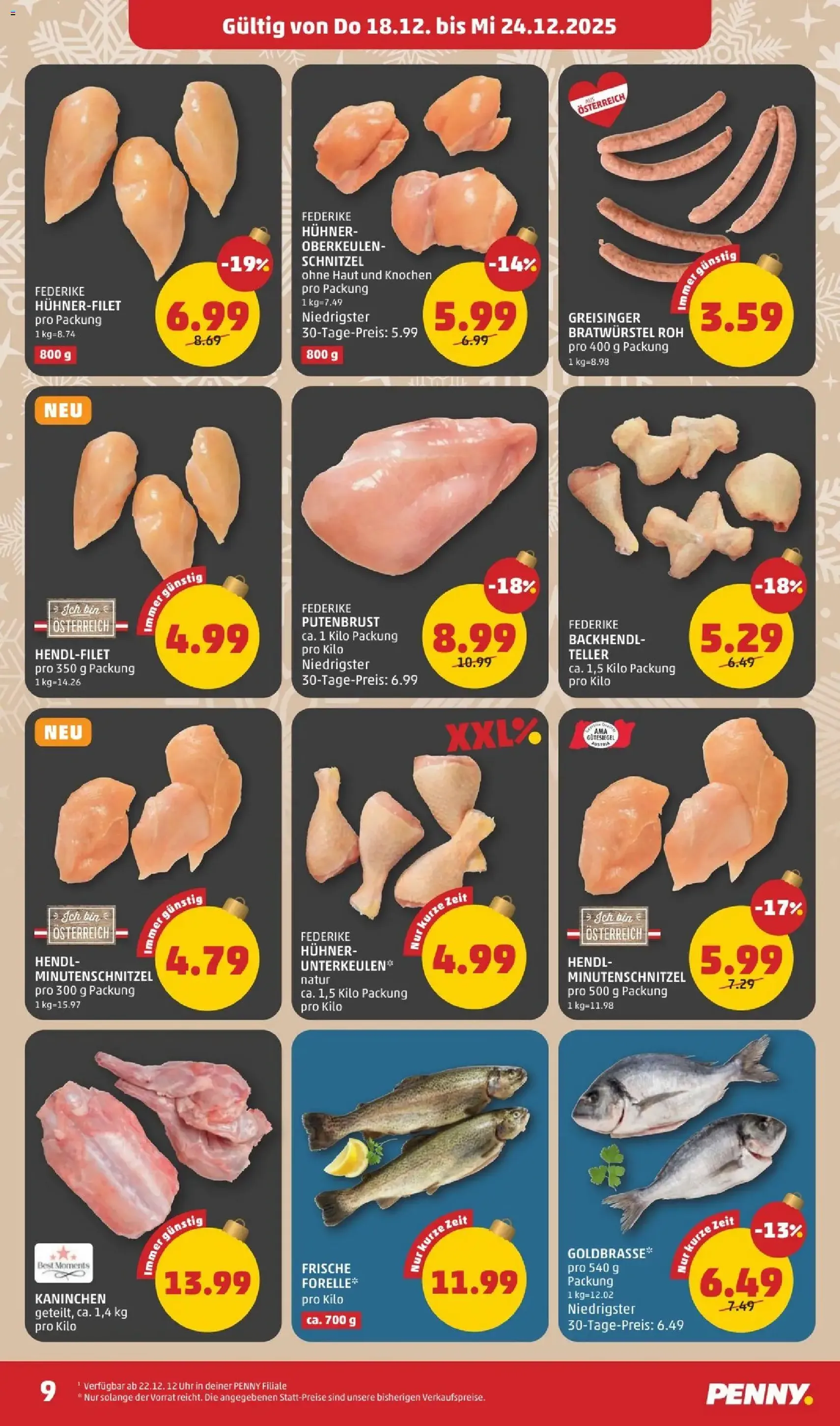 Penny Markt Flugblatt - Gültiger Prospekt ab 18.12.2025, Seite 9 von insgesamt 32
