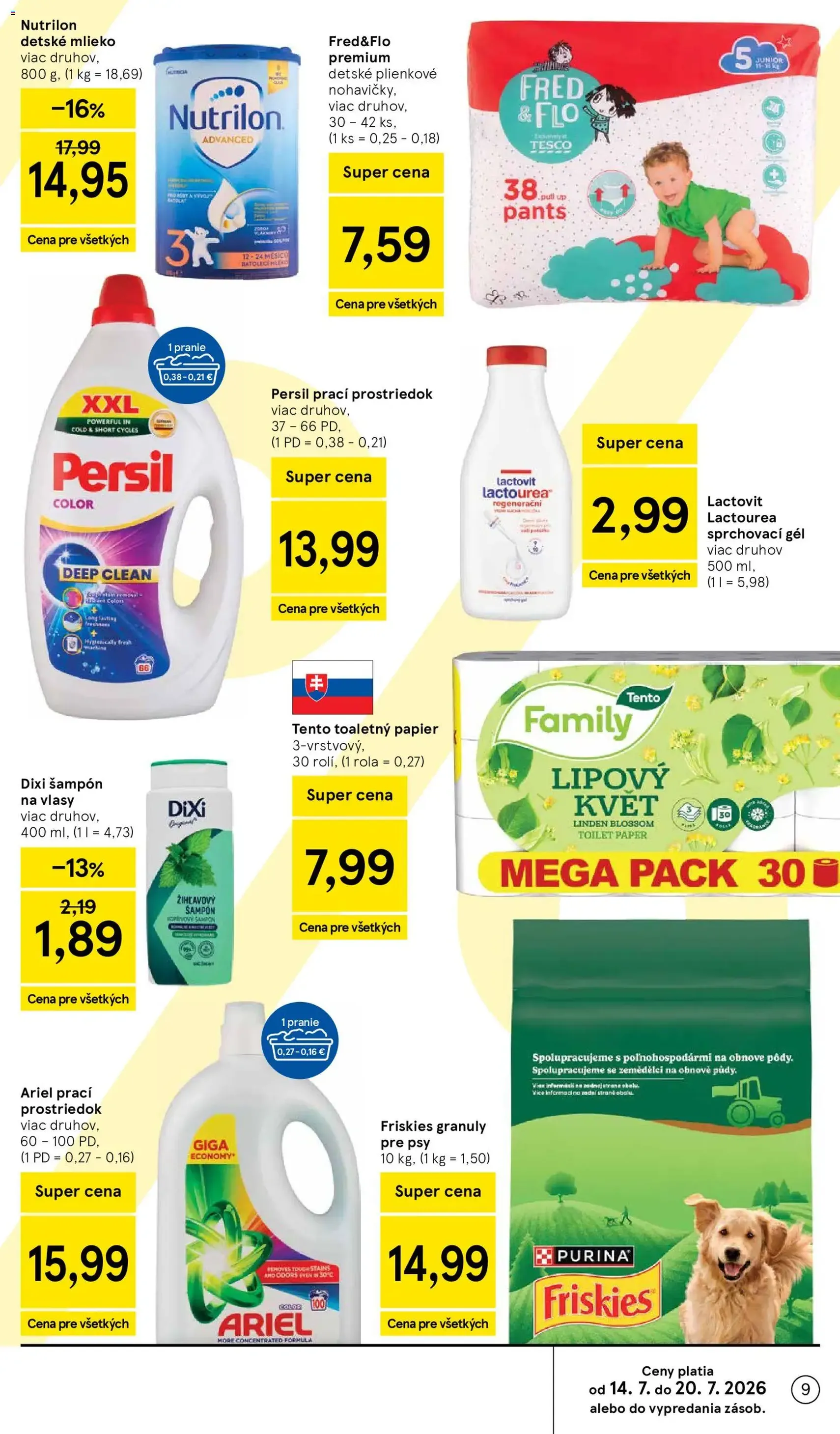 Tesco Hypermarket - leták - platný leták od 15.07.2026 strana 9 z 52