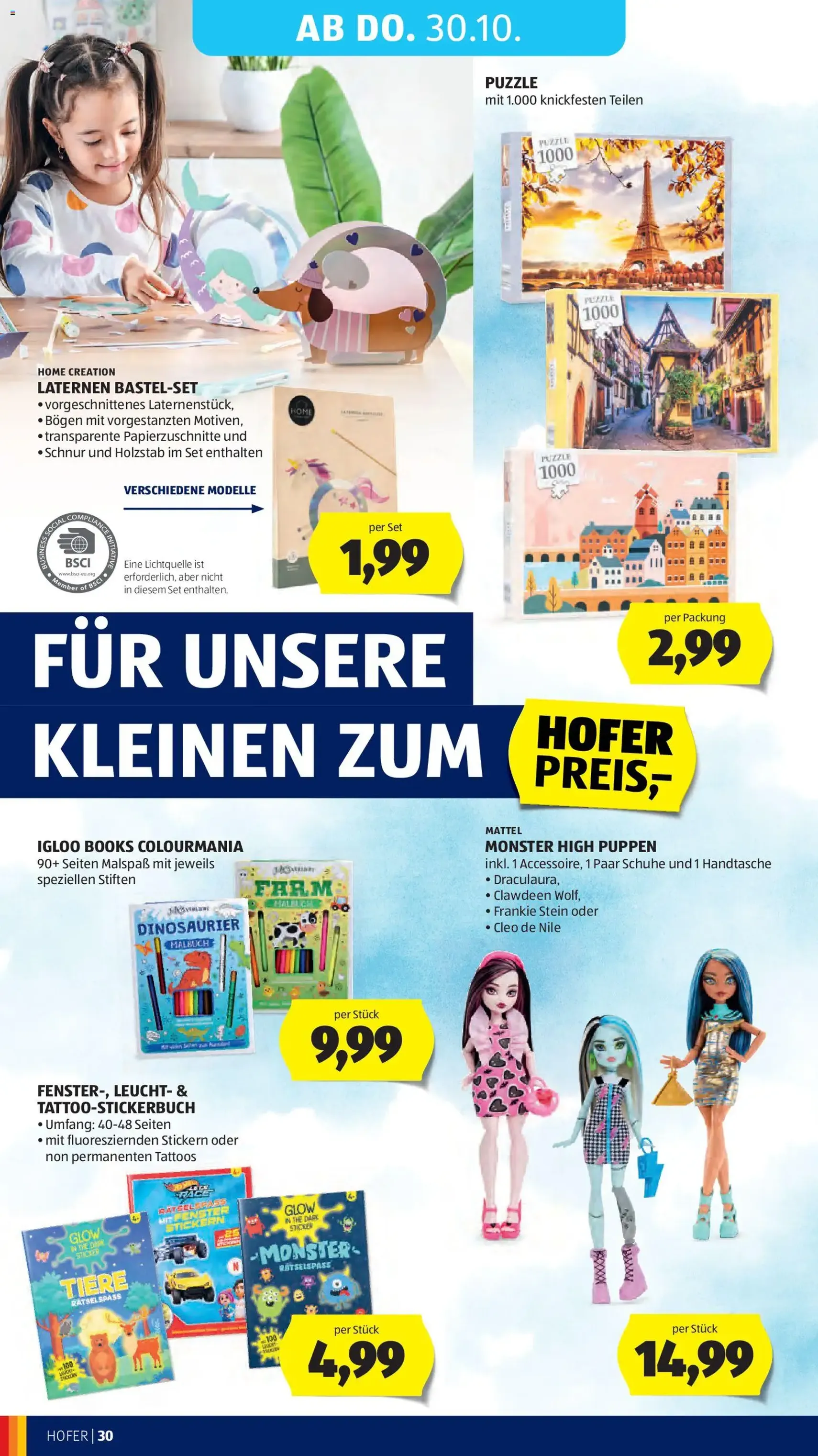 Hofer Flugblatt - Gültiger Prospekt ab 24.10.2025, Seite 34 von insgesamt 45 Hofer Flugblatt - Gültiger Prospekt ab 24.10.2025, Seite 34 von insgesamt 45