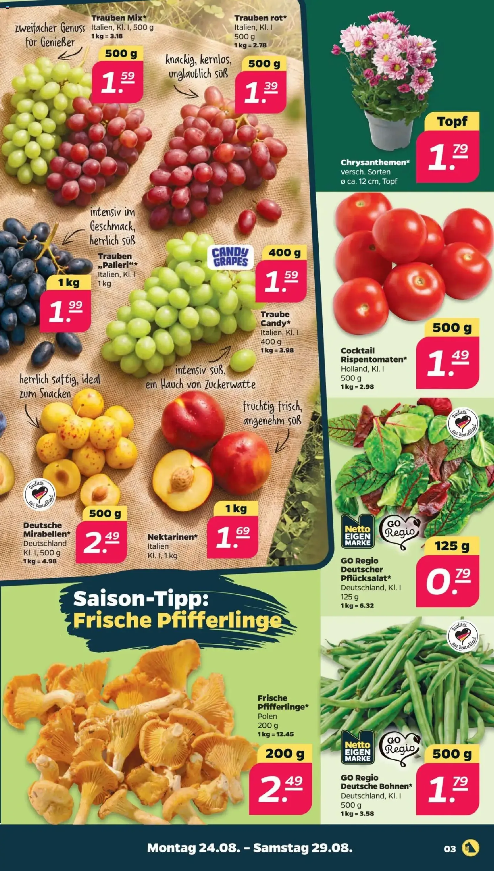 Netto Prospekt - Gültiger Prospekt ab 23.08.2026, Seite 3 von insgesamt 33