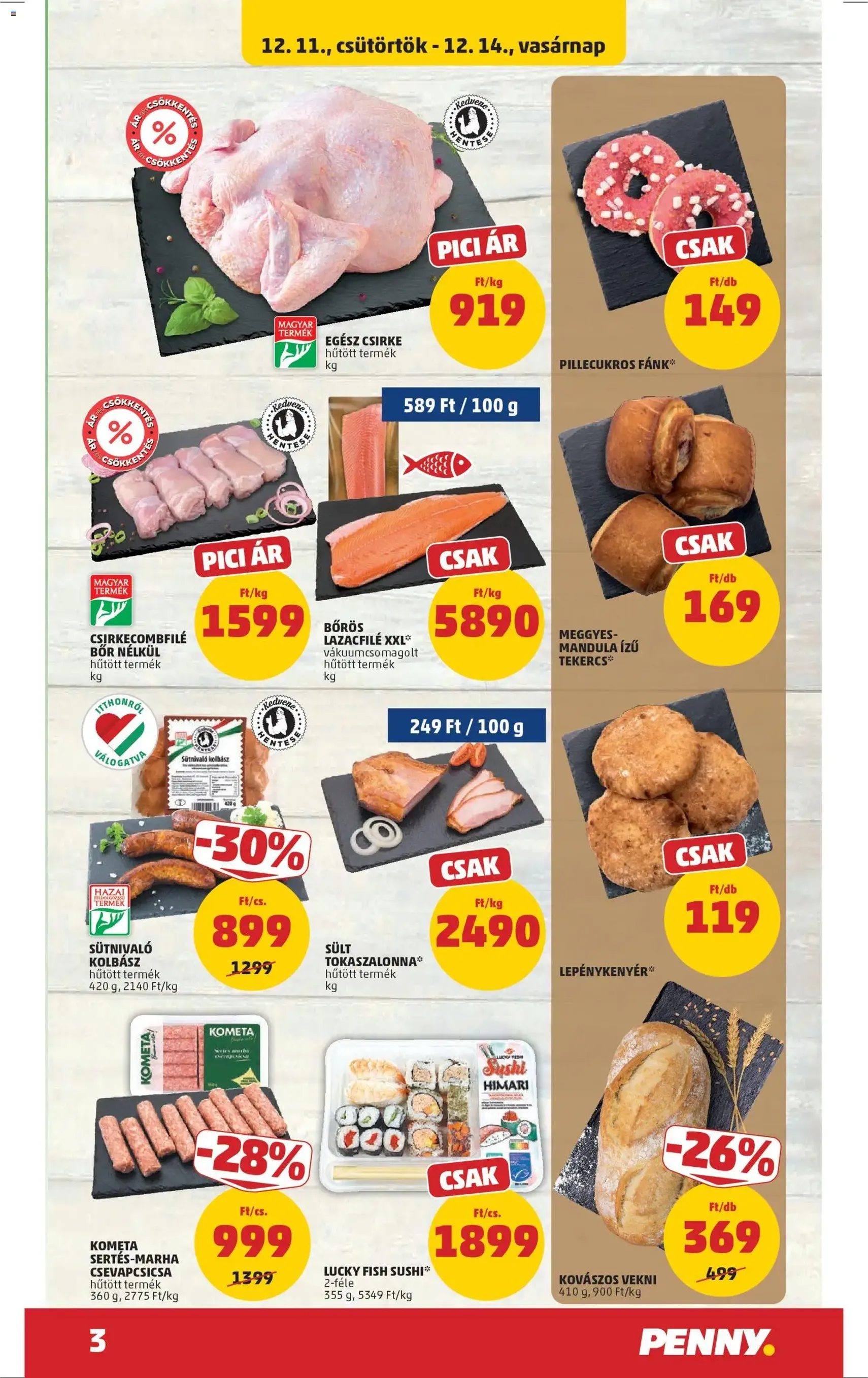PENNY Akciós újság - 2025.12.11. érvényes szórólap 3 oldal 46 oldalból