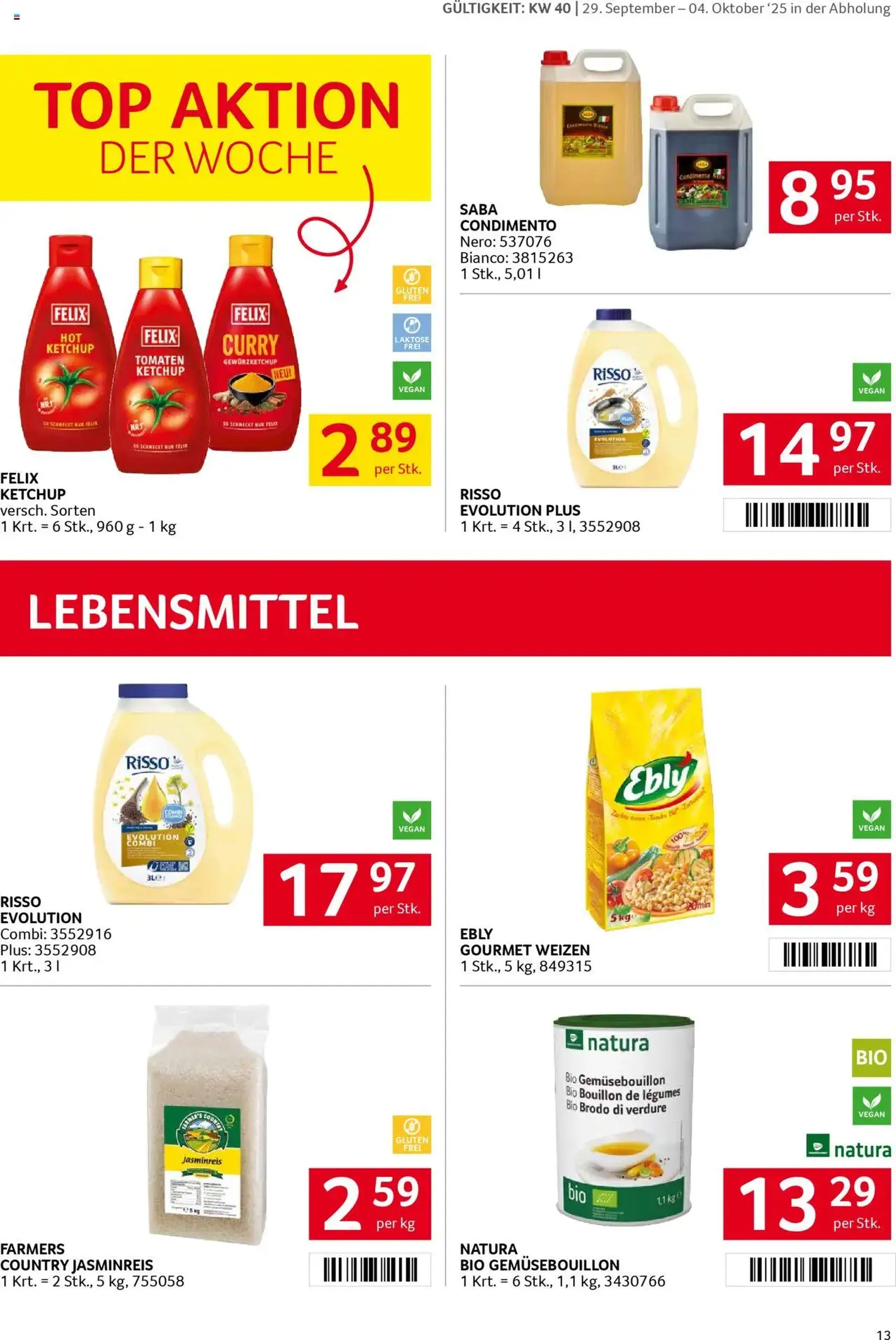 Transgourmet Flugblatt - Gültiger Prospekt ab 28.09.2025, Seite 12 von insgesamt 27