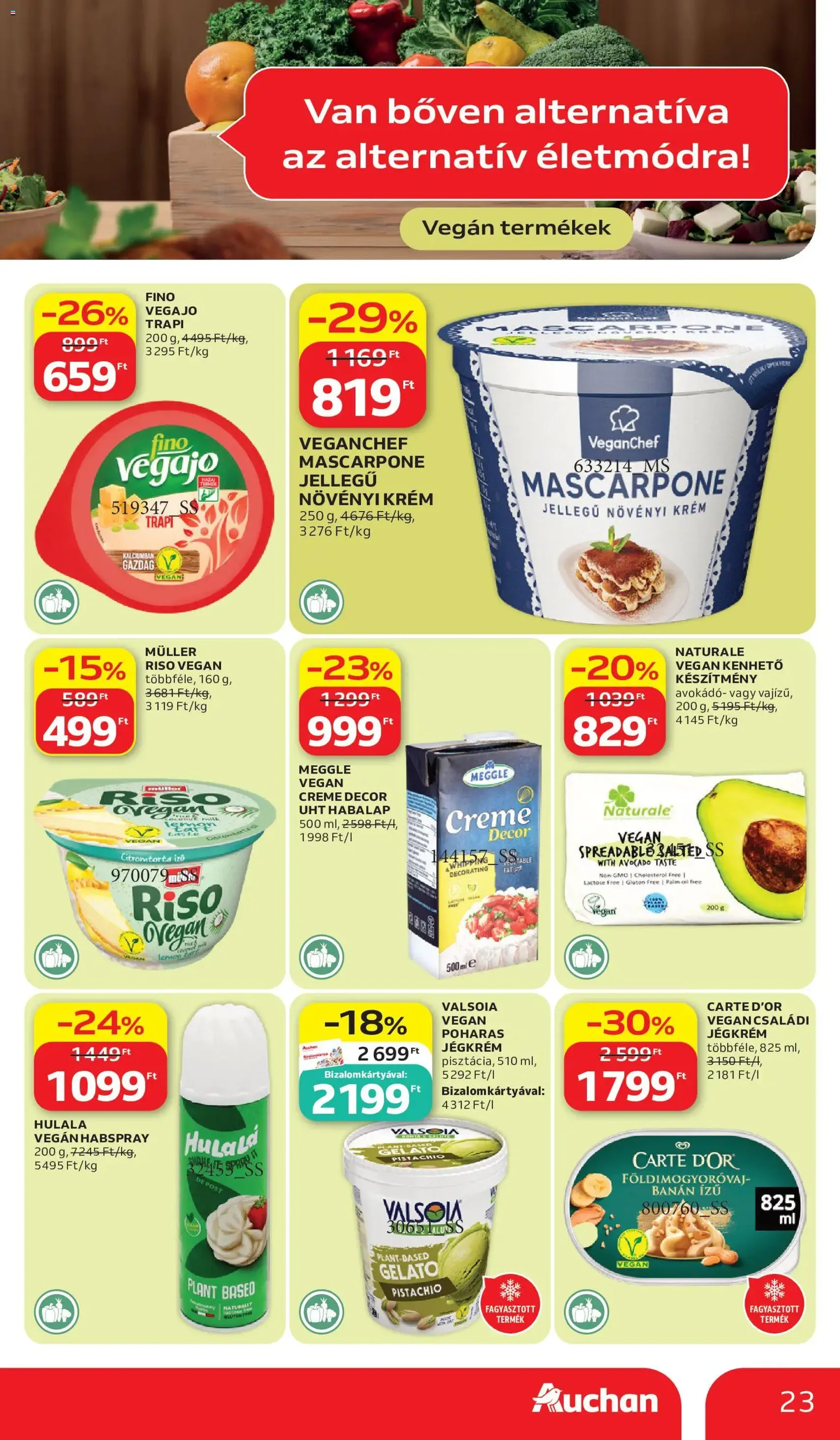 Auchan akciós újság - 2026.06.11. érvényes szórólap 23 oldal 46 oldalból
