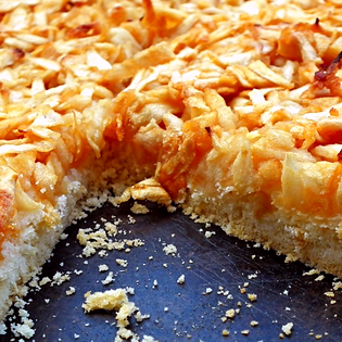 Recipe preview Quick apple pie from the tray
