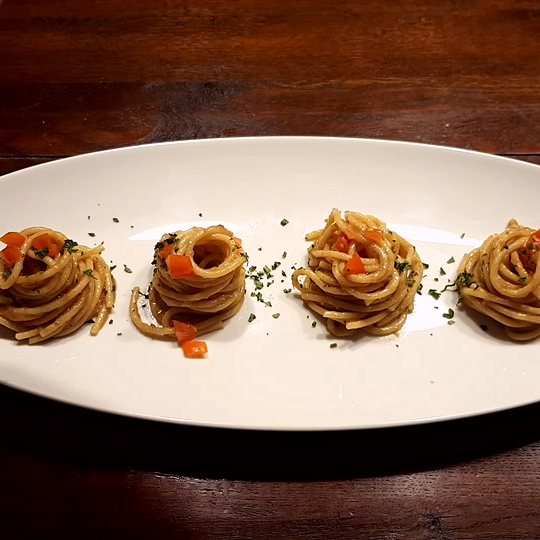 Anteprima ricetta Bigoli in salsa