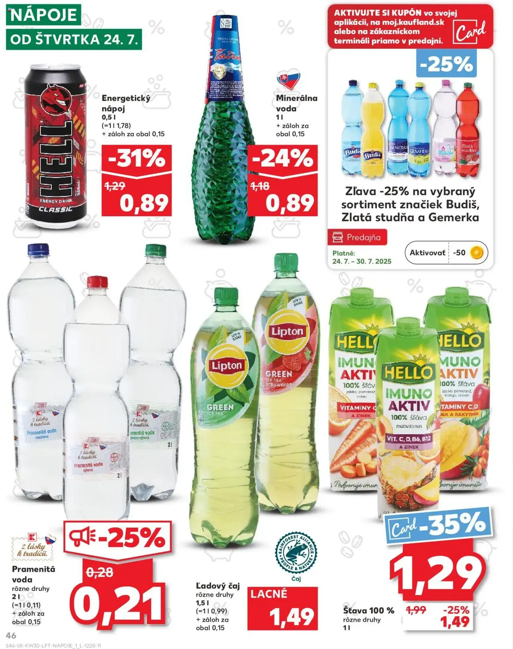 Kaufland Bratislava-Dúbravka - platný leták od 24.07.2025 strana 46 z 76 Kaufland Bratislava-Dúbravka - platný leták od 24.07.2025 strana 46 z 76