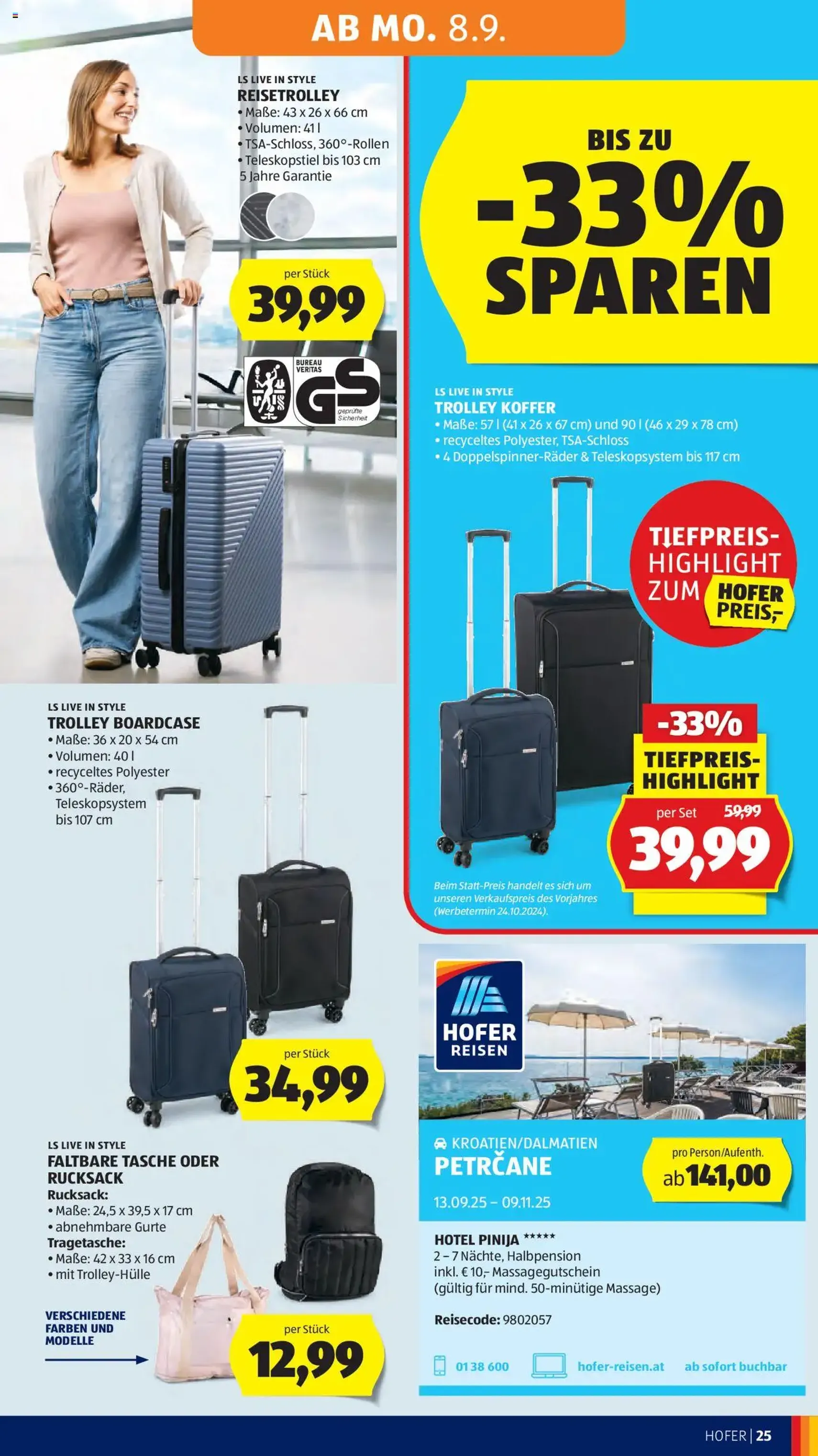 Hofer Flugblatt - Gültiger Prospekt ab 05.09.2025, Seite 29 von insgesamt 45 Hofer Flugblatt - Gültiger Prospekt ab 05.09.2025, Seite 29 von insgesamt 45