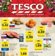 Tesco Hypermarket - leták - náhľad letáku platný od 08.12.2025