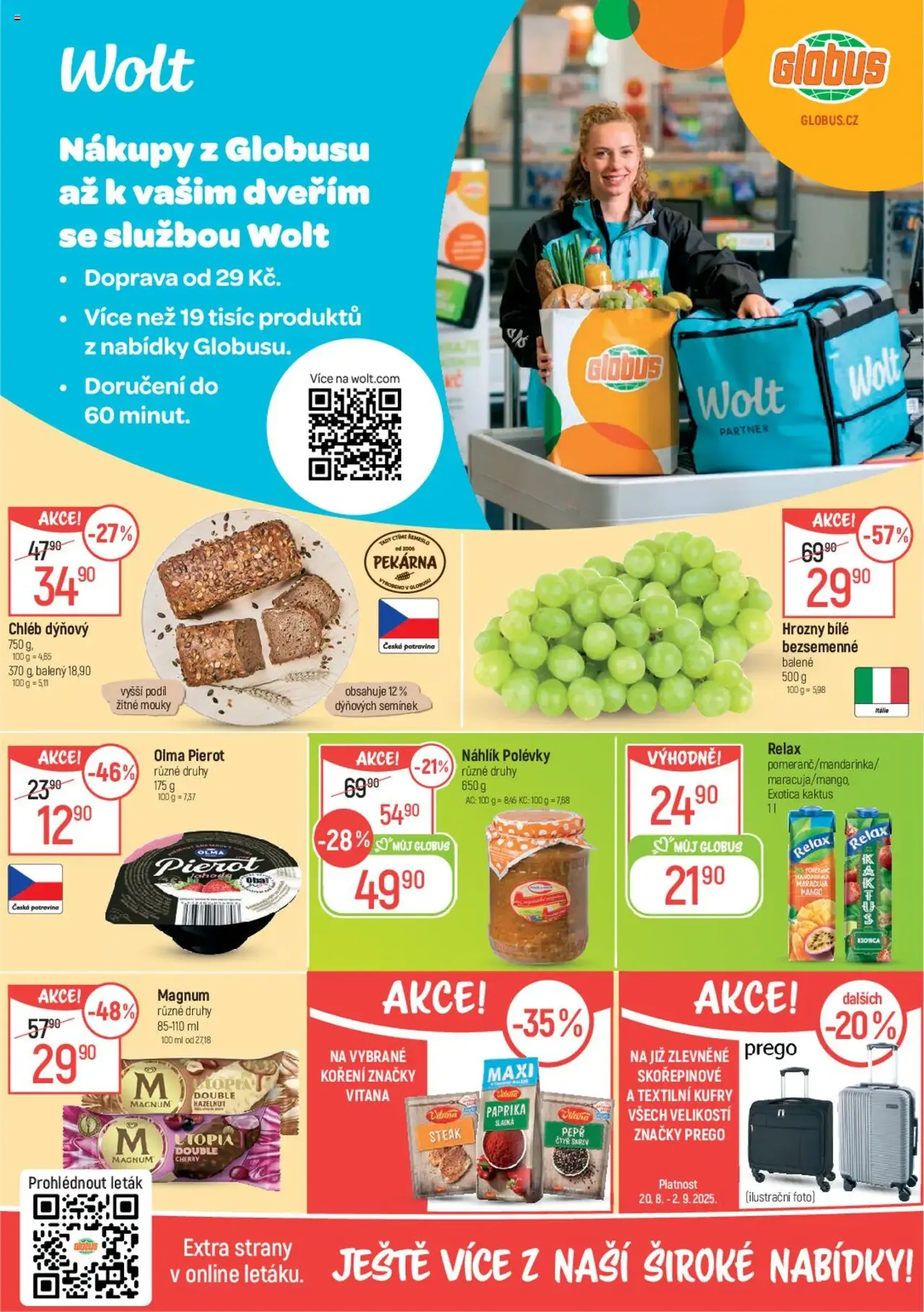 Globus leták - platný leták od 20.08.2025 strana 2 z 42 Globus leták - platný leták od 20.08.2025 strana 2 z 42