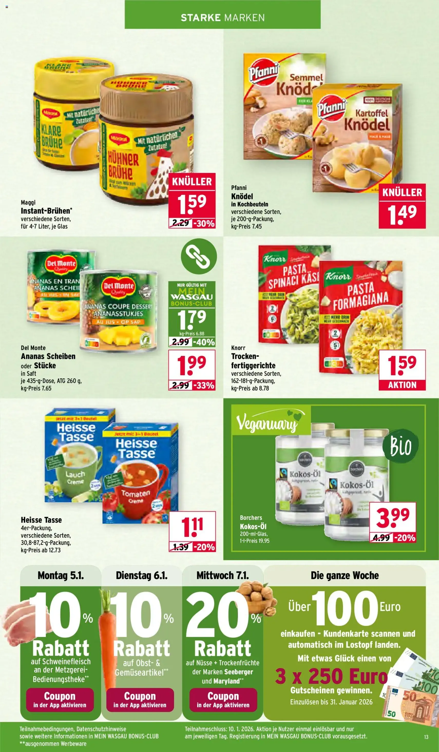 Wasgau Prospekt - Gültiger Prospekt ab 05.01.2026, Seite 13 von insgesamt 24